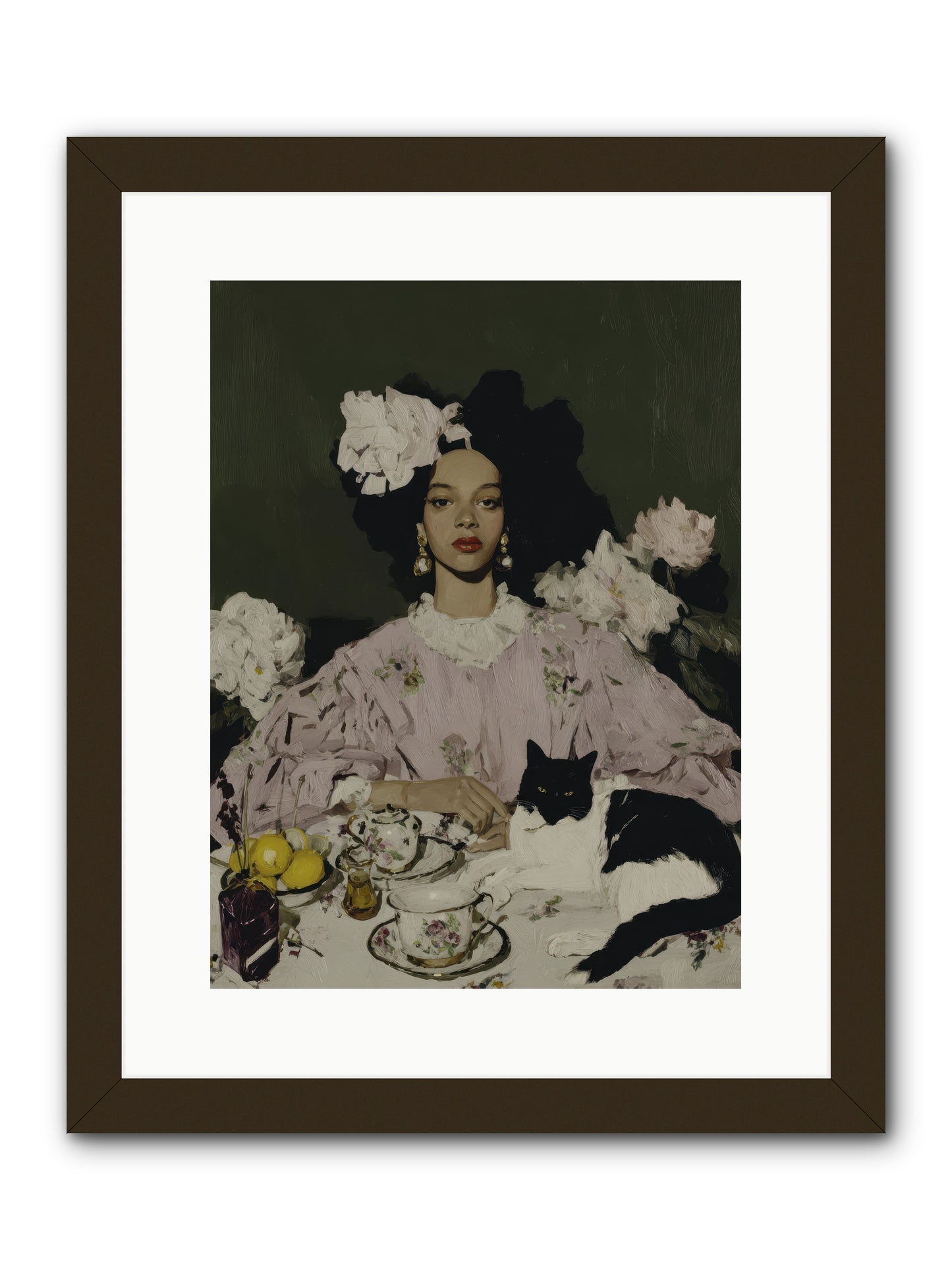 Lavender Guild Secrets -- Framed Print - Black 12x16