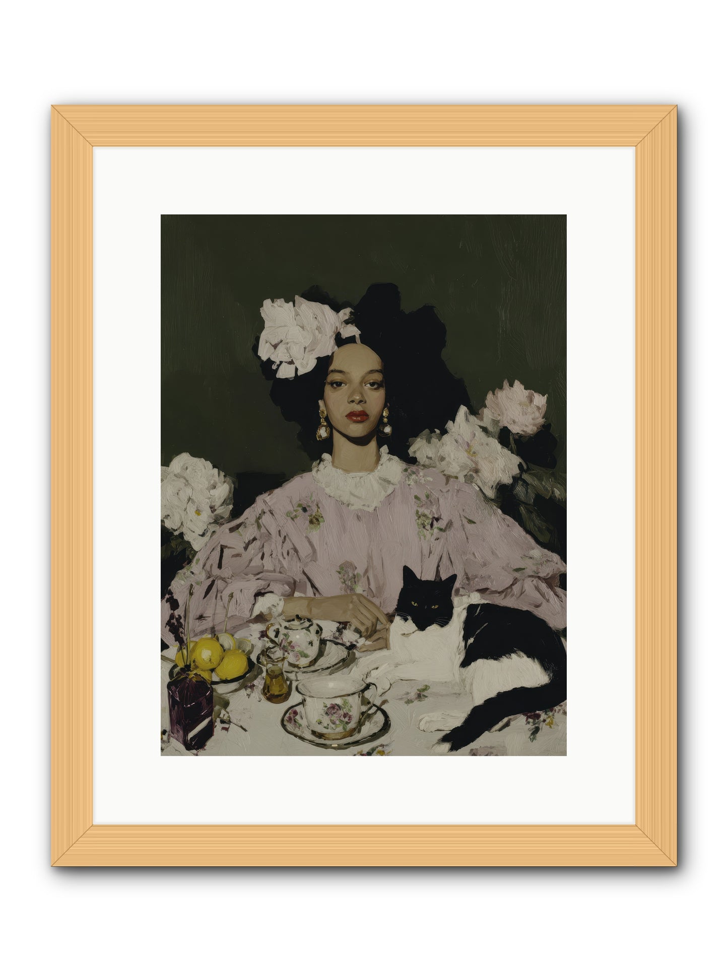 Lavender Guild Secrets -- Framed Print - Natural 12x16