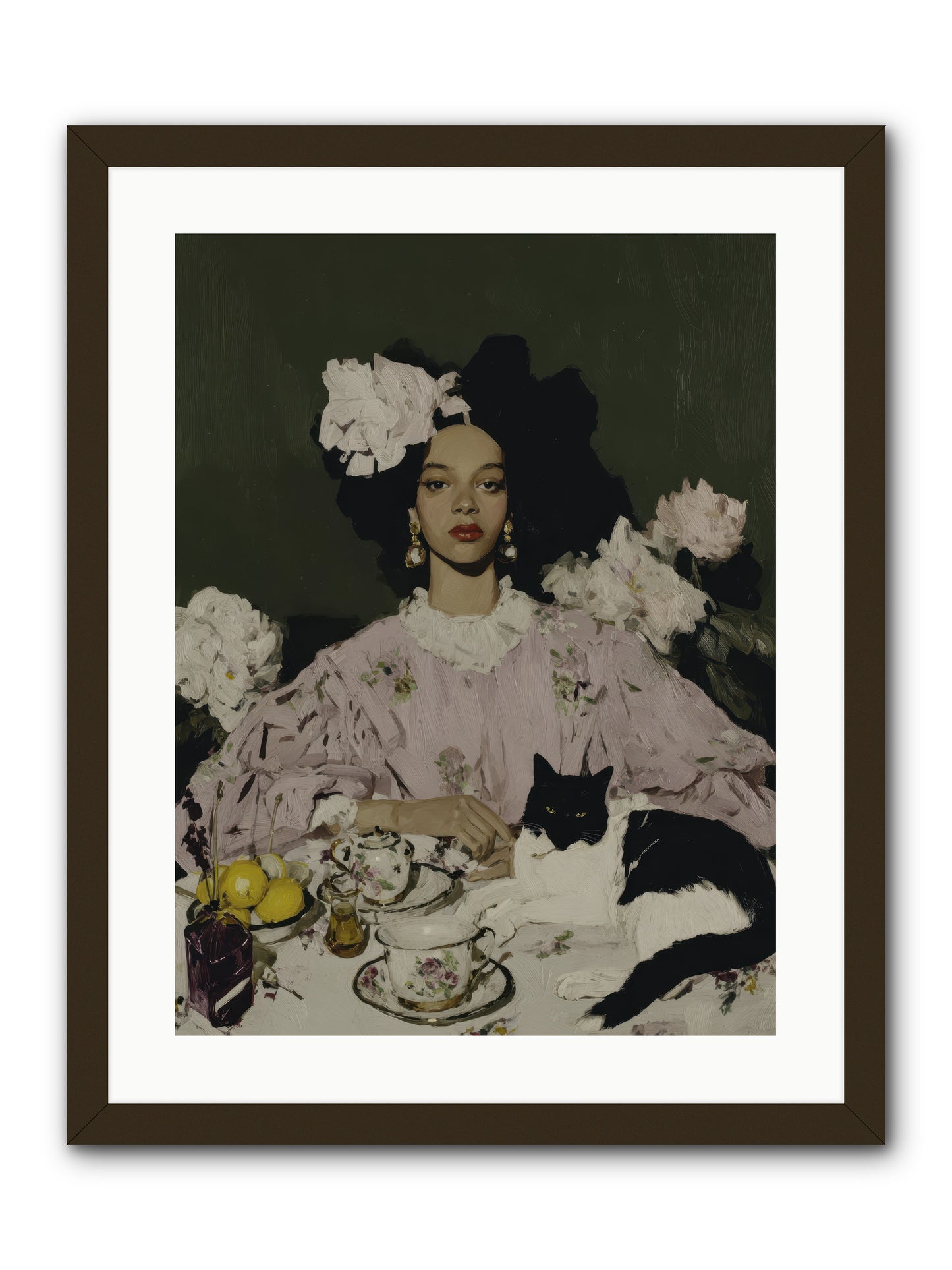 Lavender Guild Secrets -- Framed Print - Black 18x24