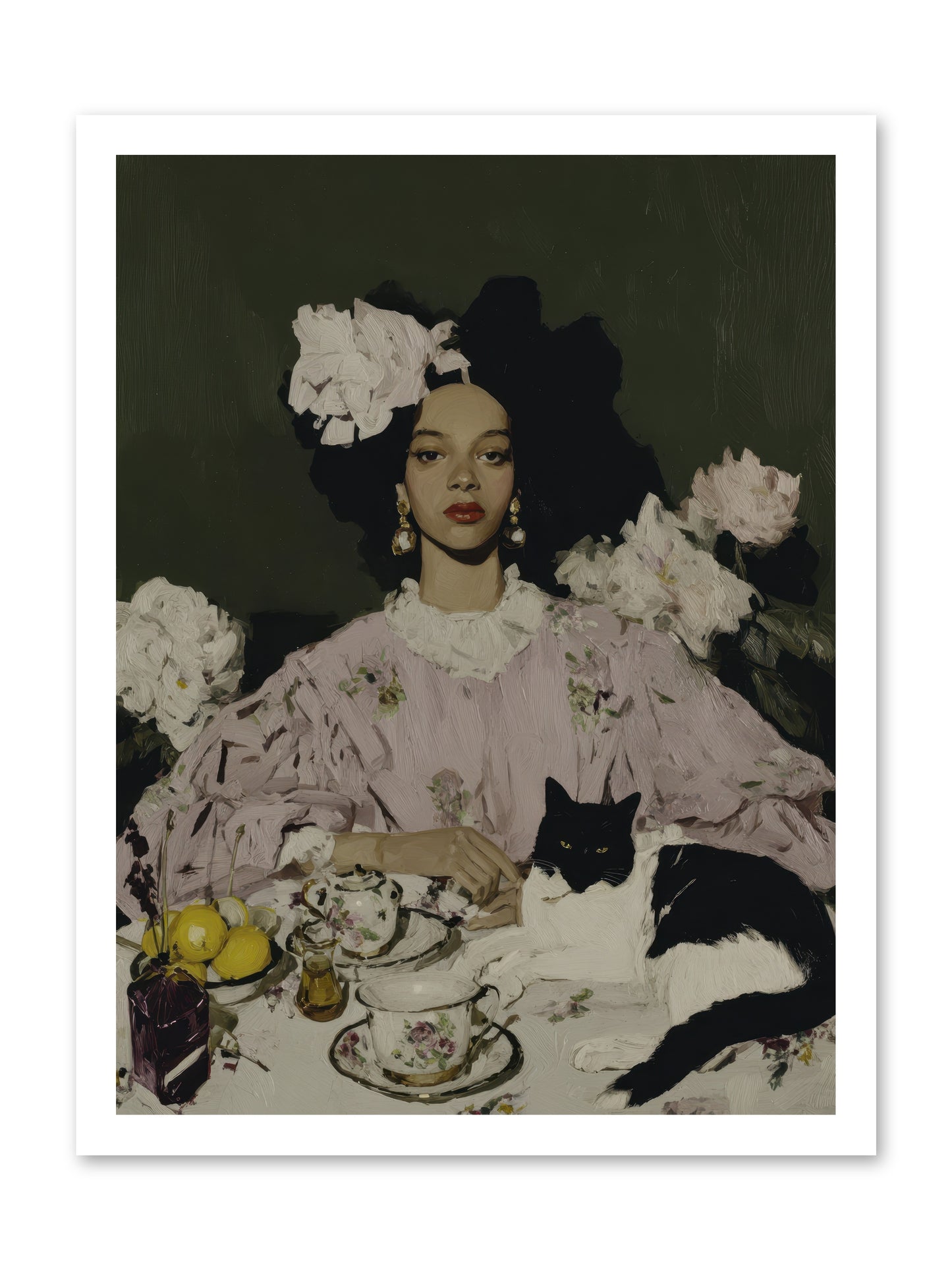 Lavender Guild Secrets -- Loose Canvas Print 18x24