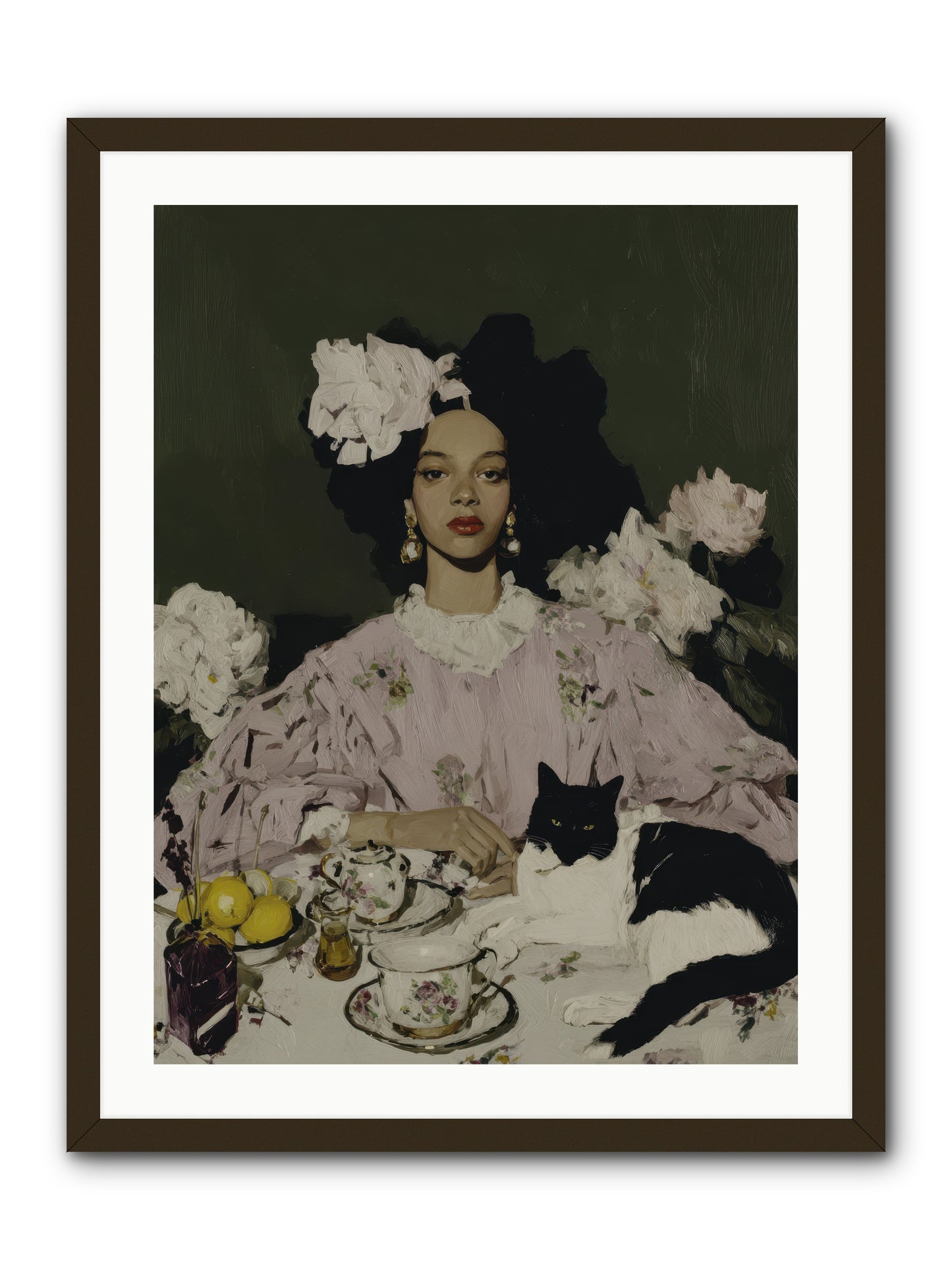 Lavender Guild Secrets -- Framed Print - Black 24x32
