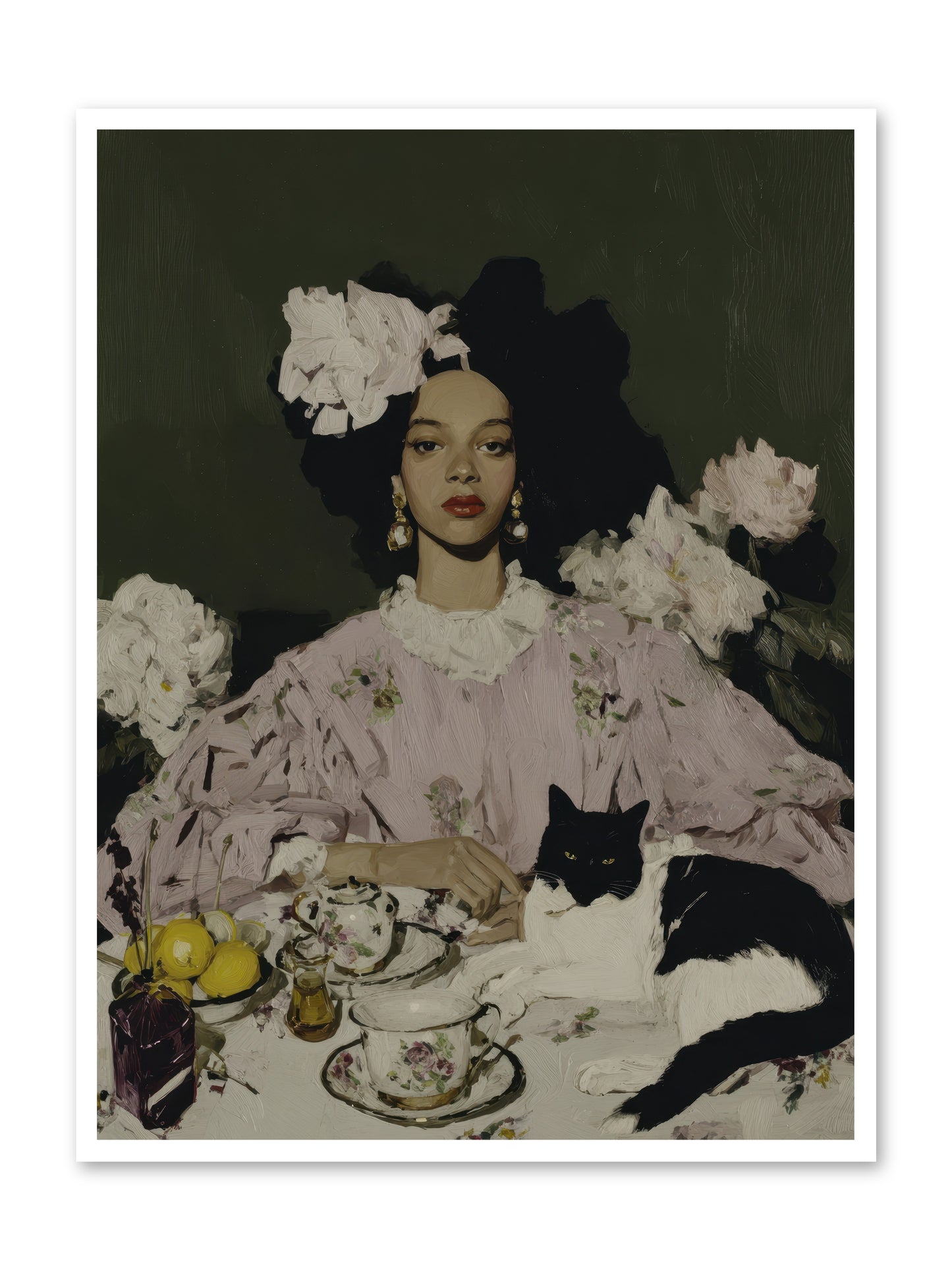 Lavender Guild Secrets -- Loose Canvas Print 36x48