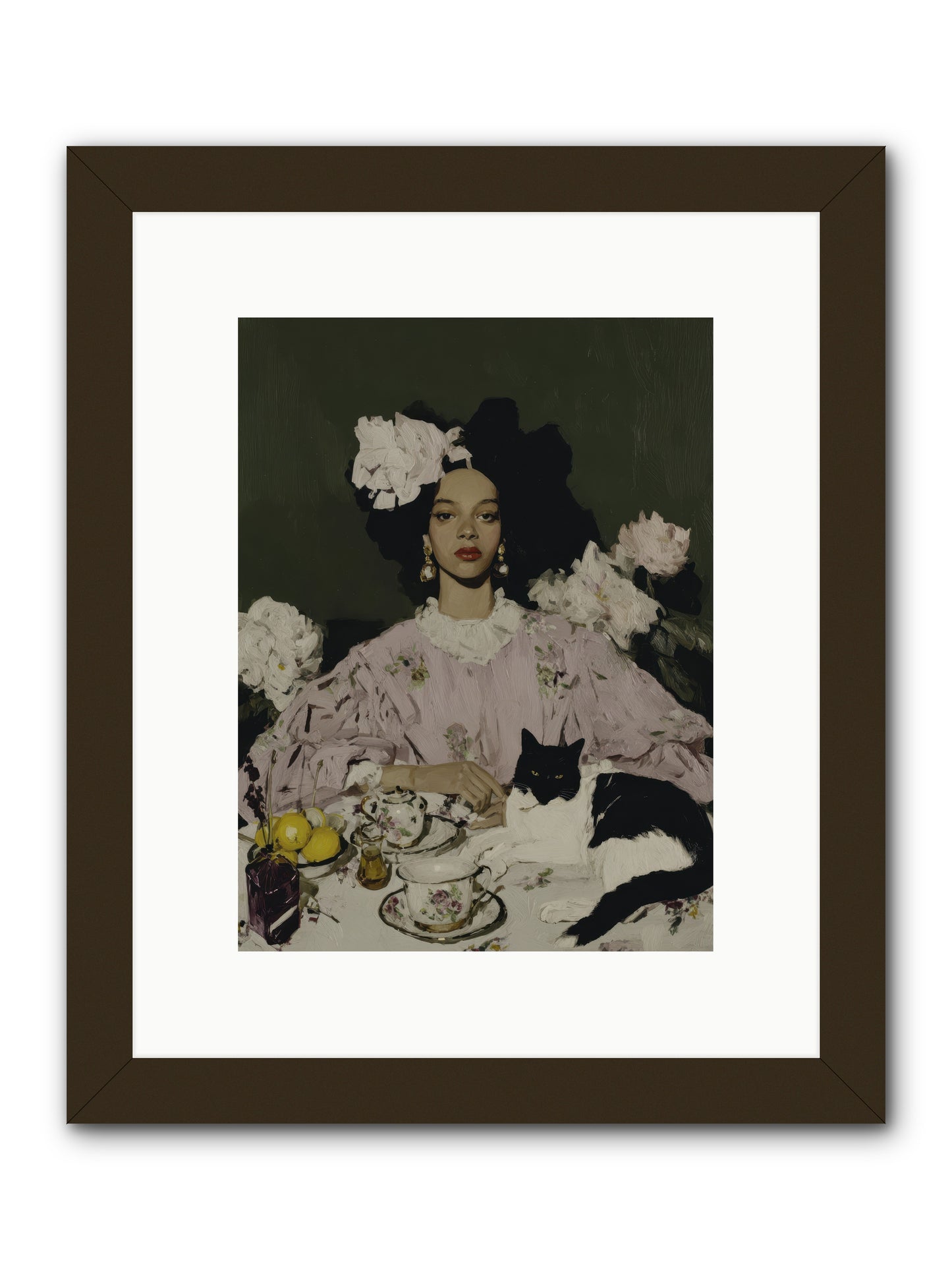 Lavender Guild Secrets -- Framed Print - Black 9x12