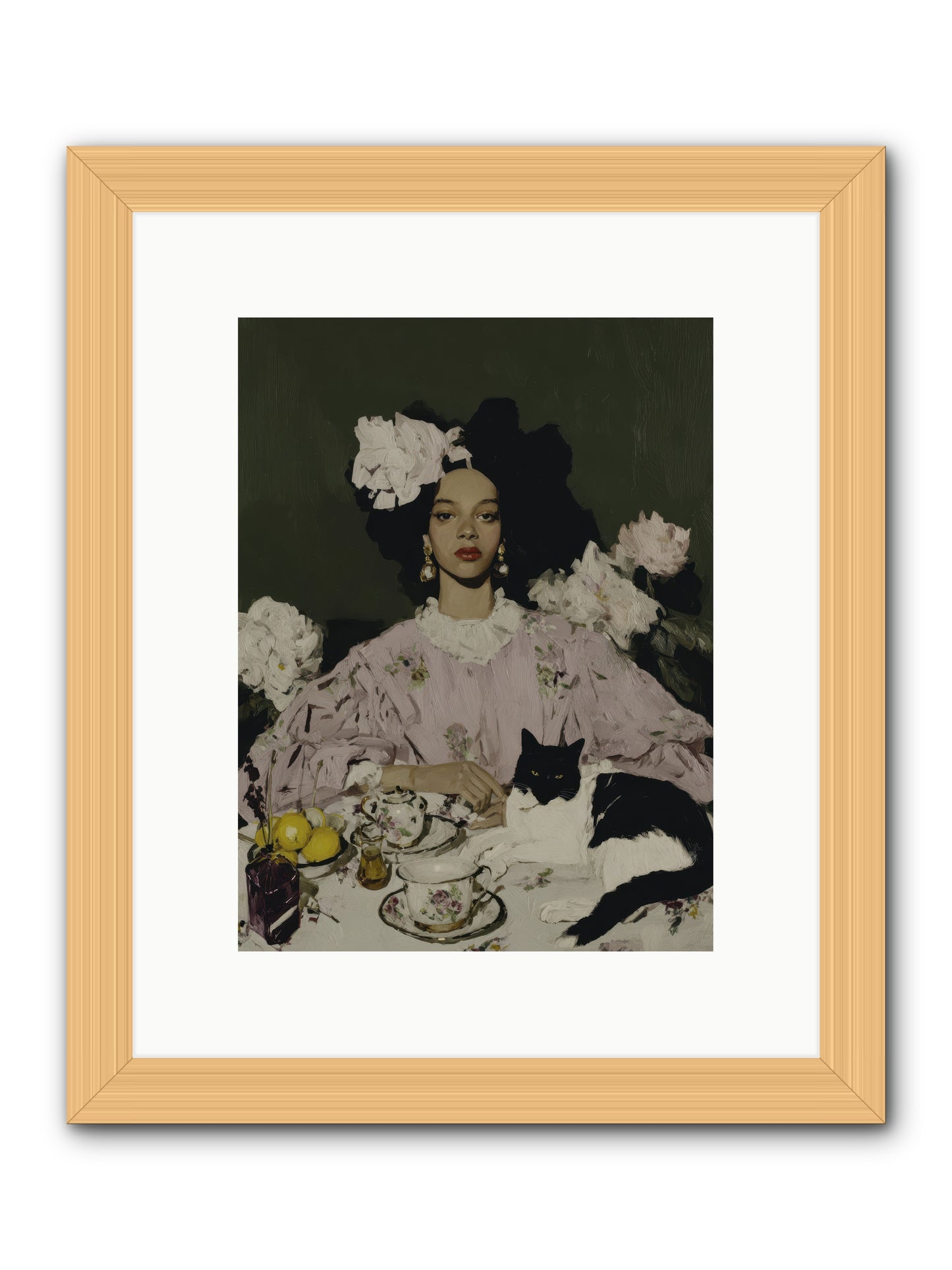 Lavender Guild Secrets -- Framed Print - Natural 9x12