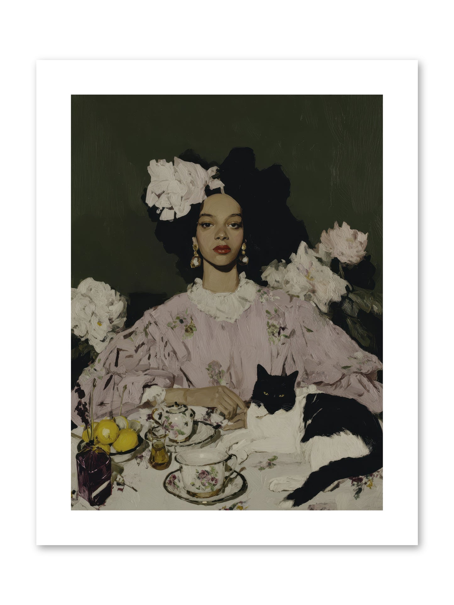 Lavender Guild Secrets -- Loose Canvas Print 9x12