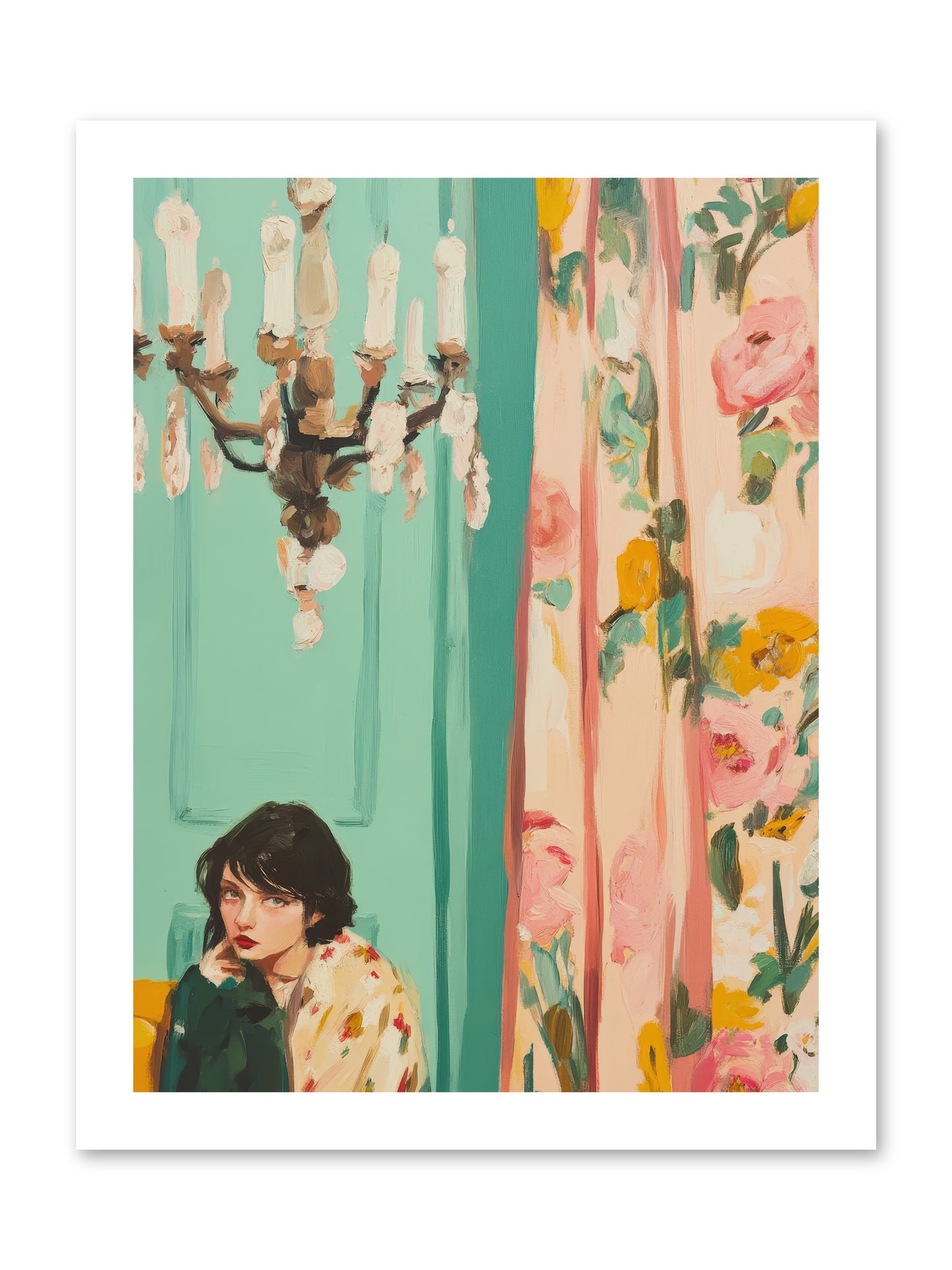Lavinia Honeysuckle No.1-REZ -- Loose Canvas Print 12x16