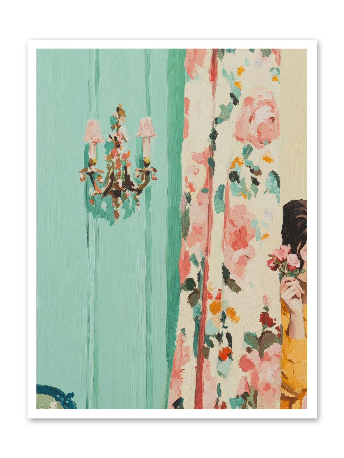 Lavinia Honeysuckle No.2-REZ -- Loose Canvas Print 30x40