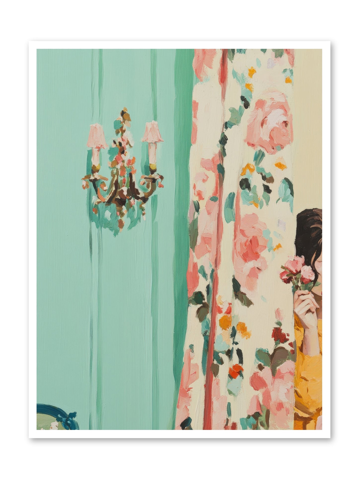Lavinia Honeysuckle No.2-REZ -- Loose Canvas Print 36x48