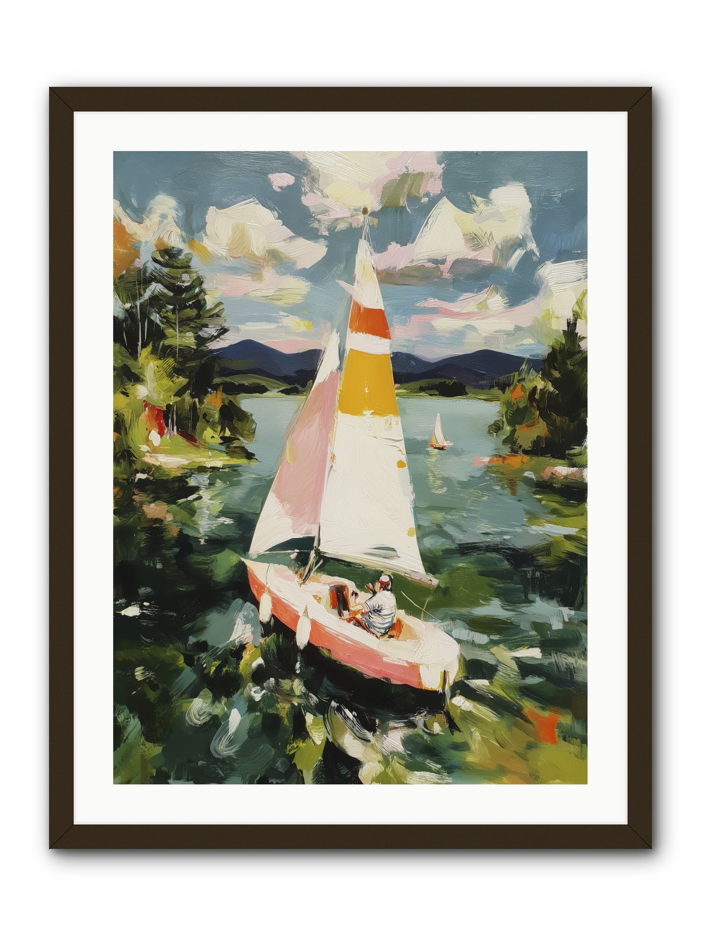 Lazy Day Visions -- Framed Print - Black 24x32