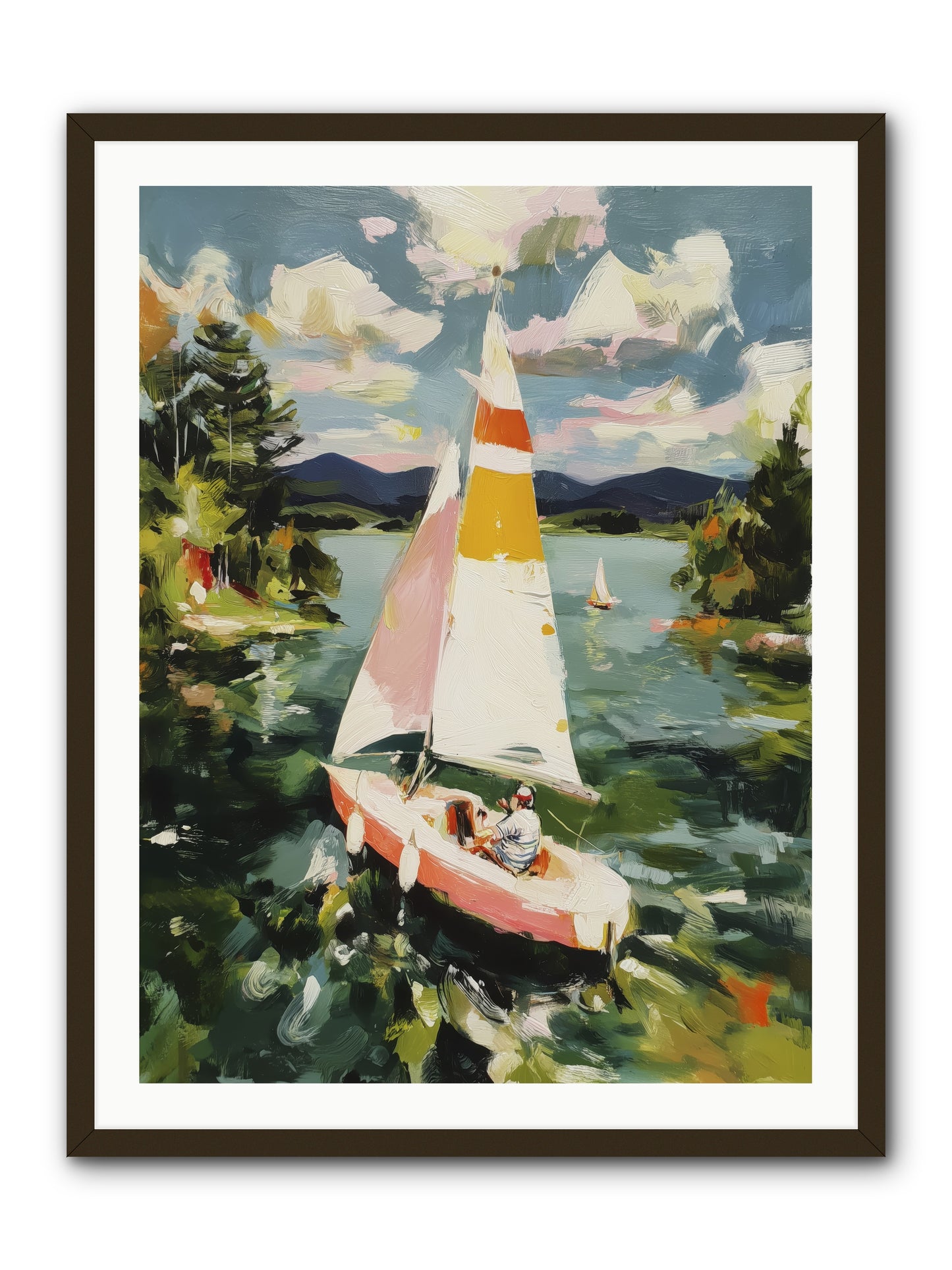 Lazy Day Visions -- Framed Print - Black 30x40