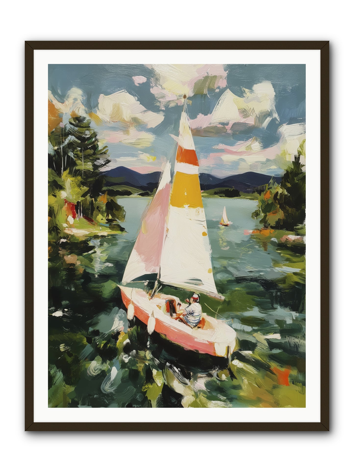 Lazy Day Visions -- Framed Print - Black 36x48