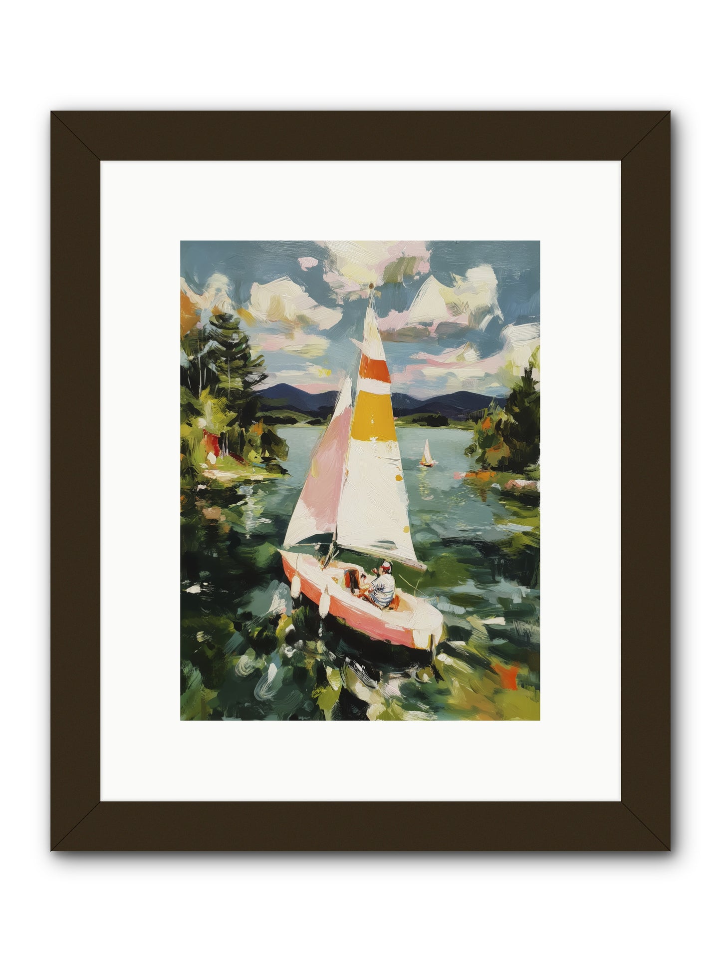 Lazy Day Visions -- Framed Print - Black 9x12