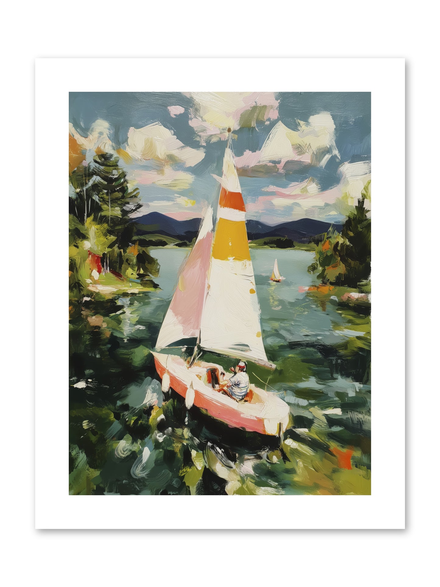Lazy Day Visions -- Paper Print 9x12