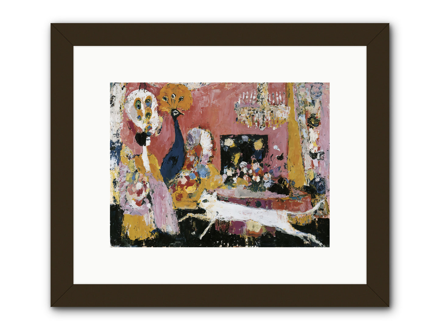 Leading A Cultured Life -- Framed Print - Black 12x9