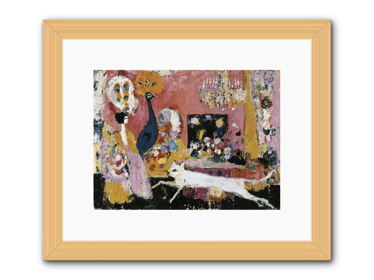 Leading A Cultured Life -- Framed Print - Natural 12x9