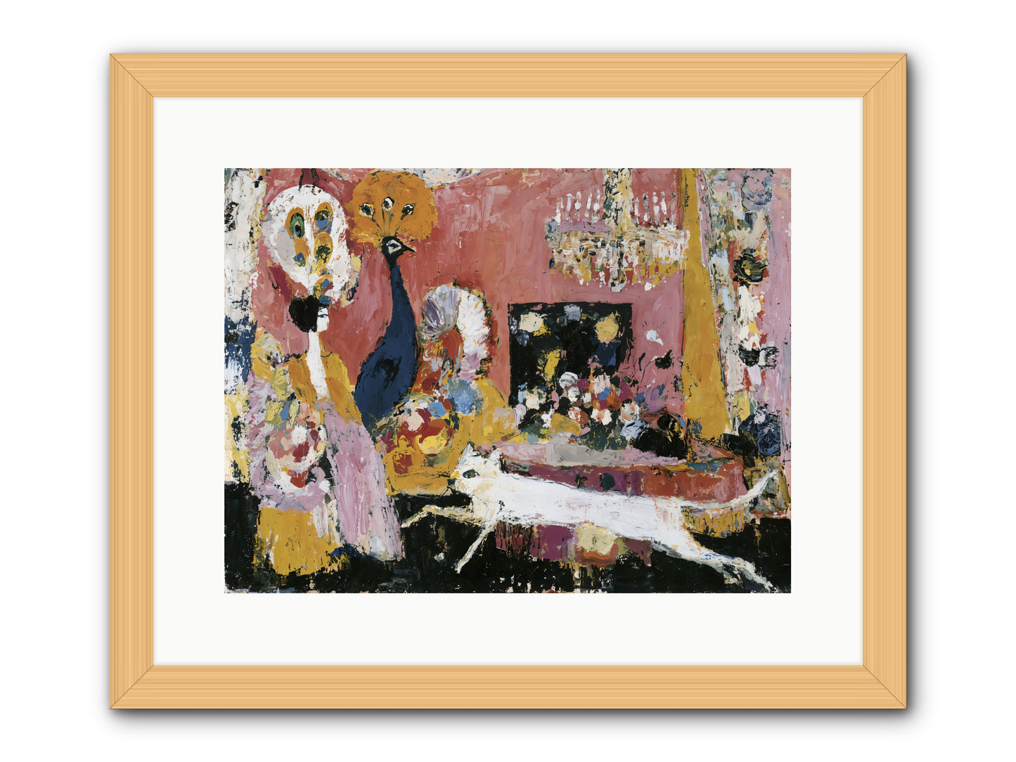 Leading A Cultured Life -- Framed Print - Natural 16x12