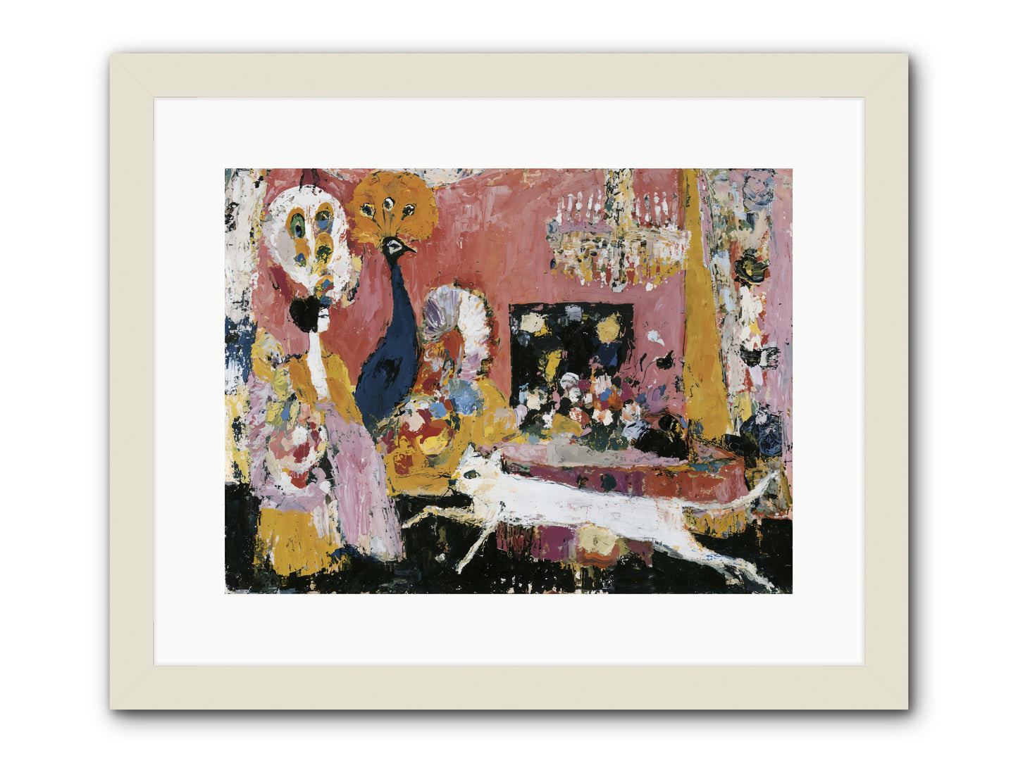 Leading A Cultured Life -- Framed Print - White 16x12