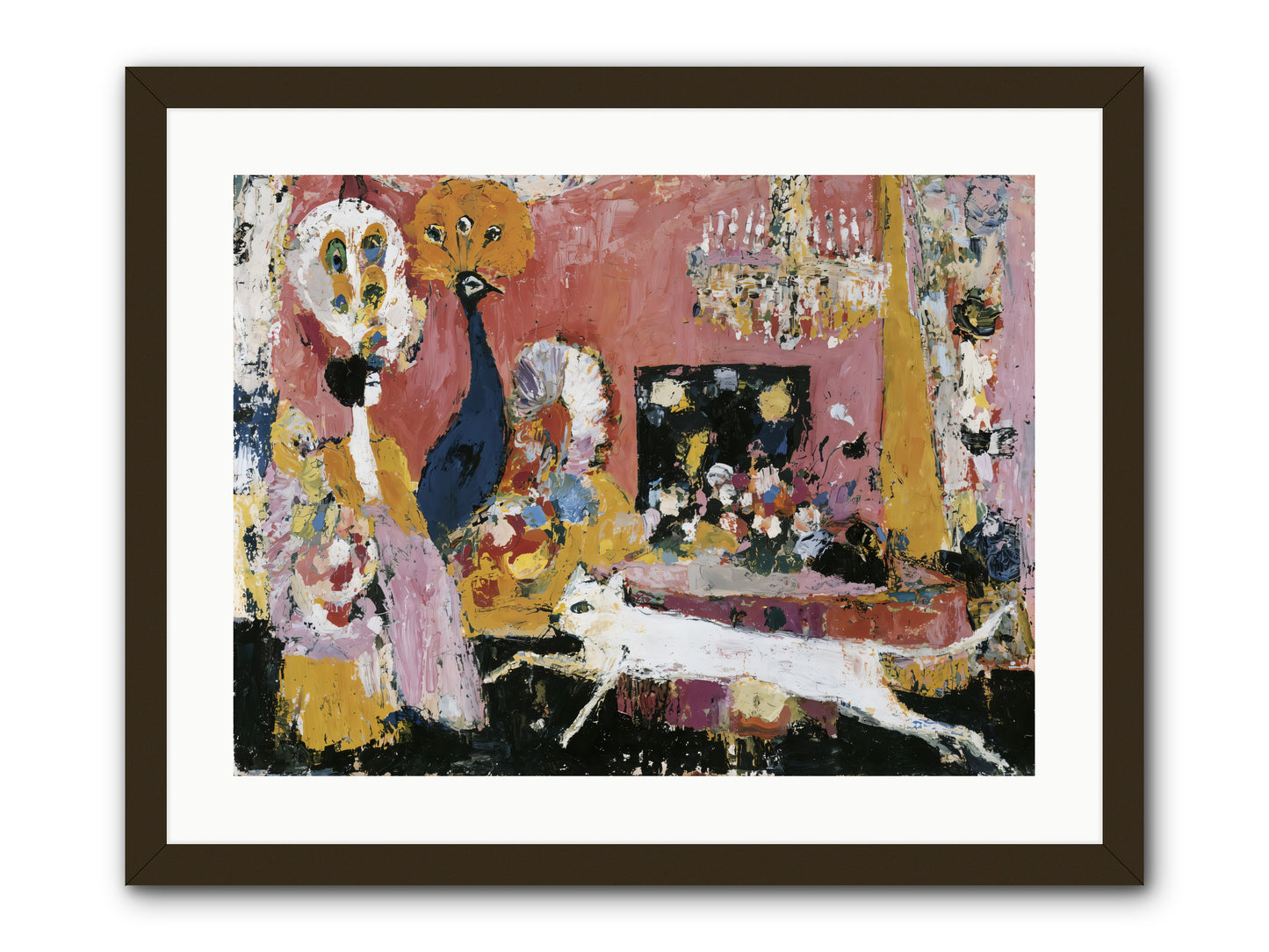 Leading A Cultured Life -- Framed Print - Black 24x18