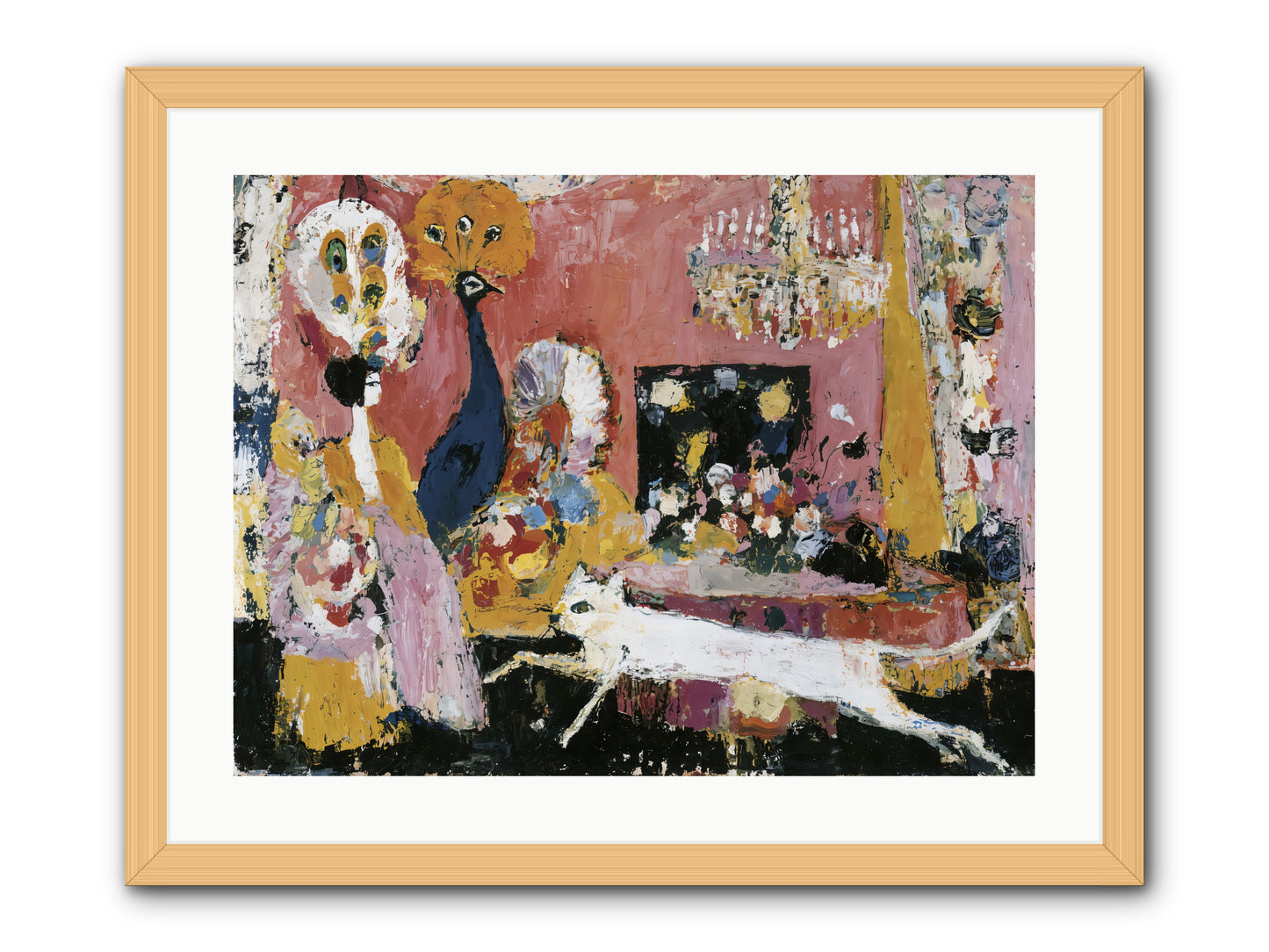 Leading A Cultured Life -- Framed Print - Natural 24x18