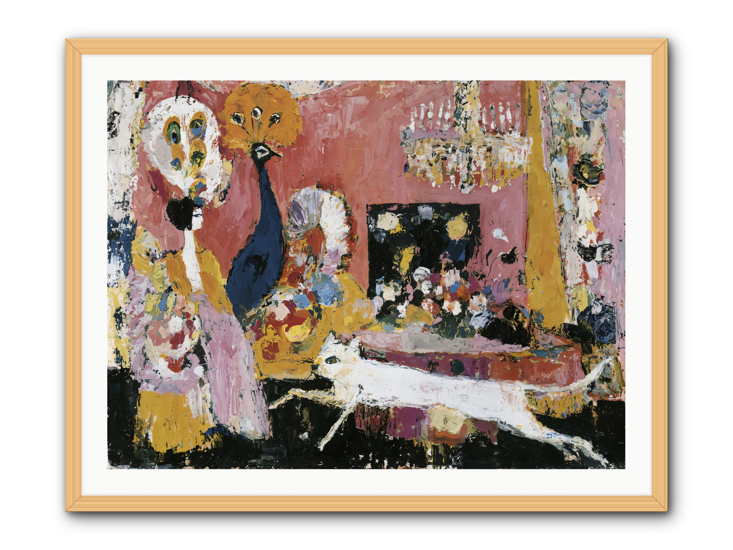 Leading A Cultured Life -- Framed Print - Natural 40x30