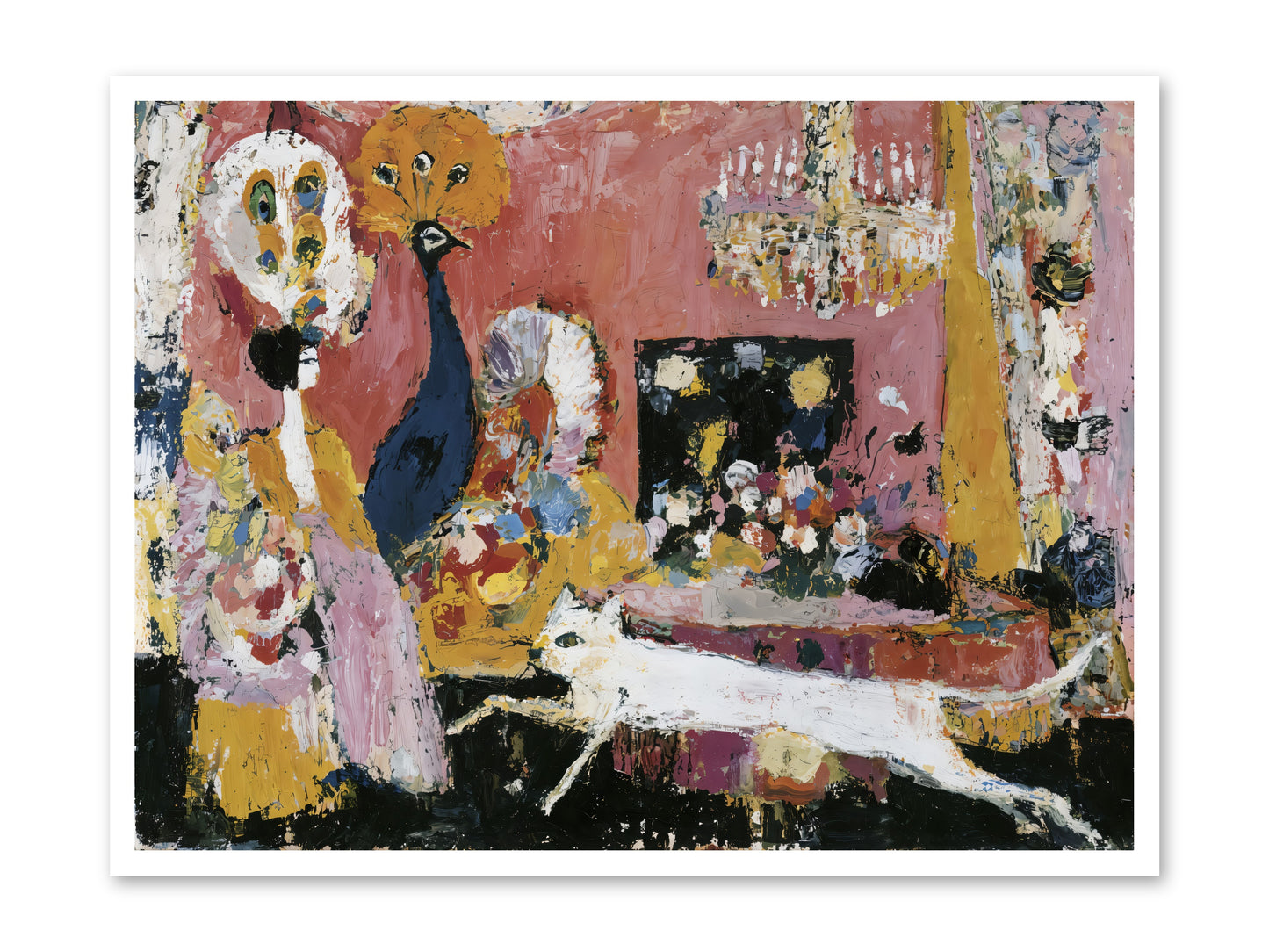 Leading A Cultured Life -- Loose Canvas Print 40x30