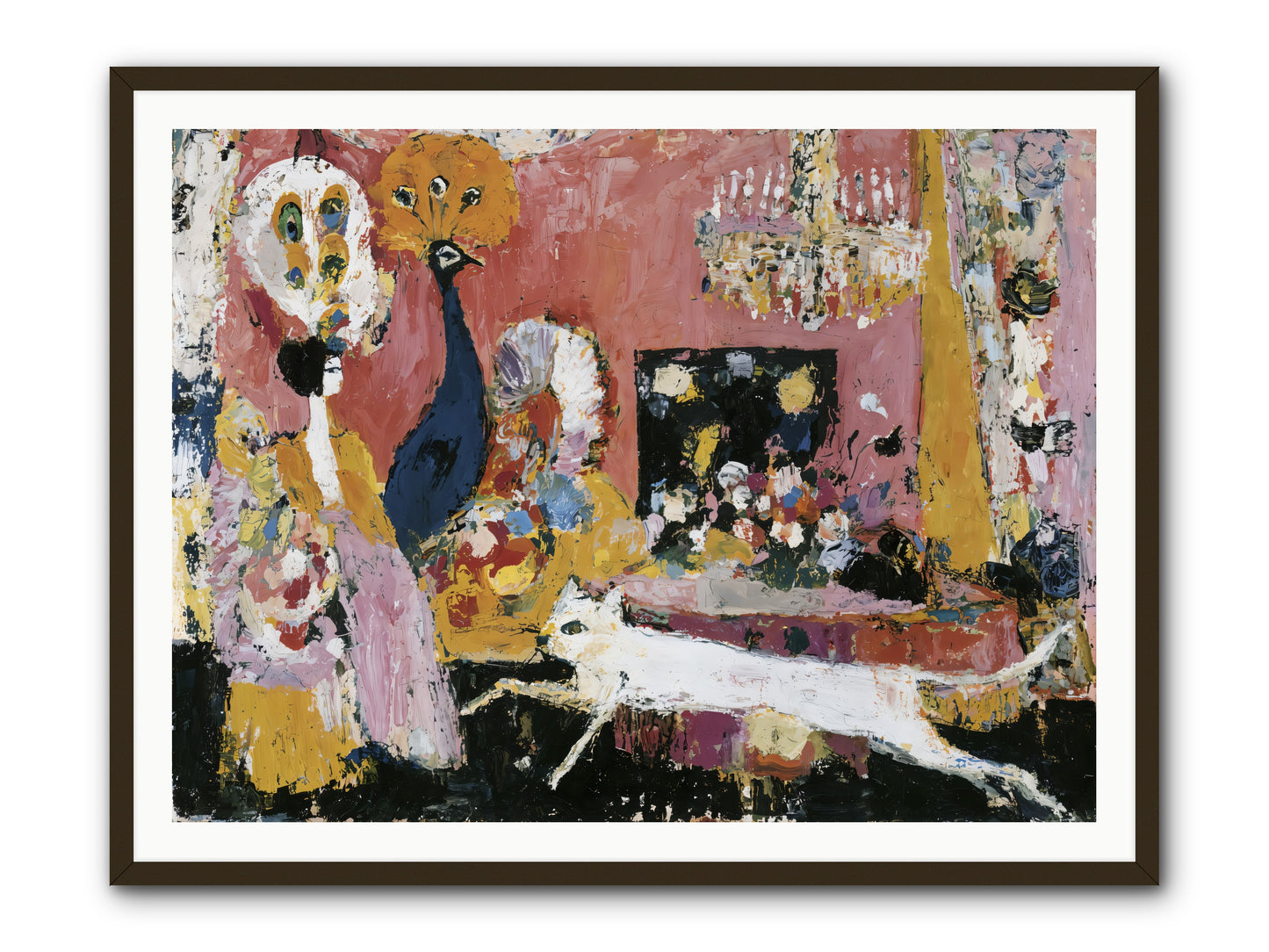 Leading A Cultured Life -- Framed Print - Black 48x36
