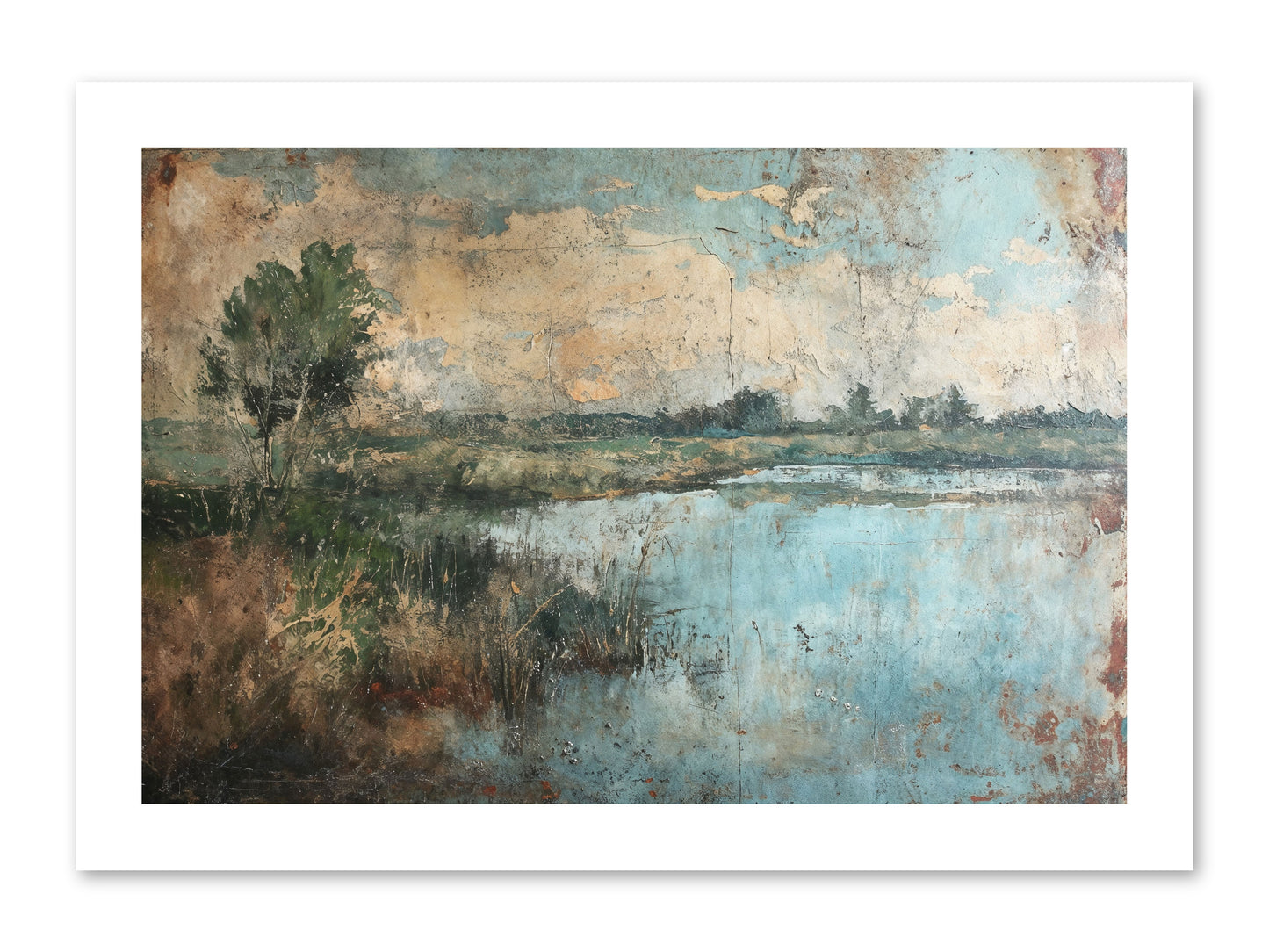 Leaves Follow -- Loose Canvas Print 15x10