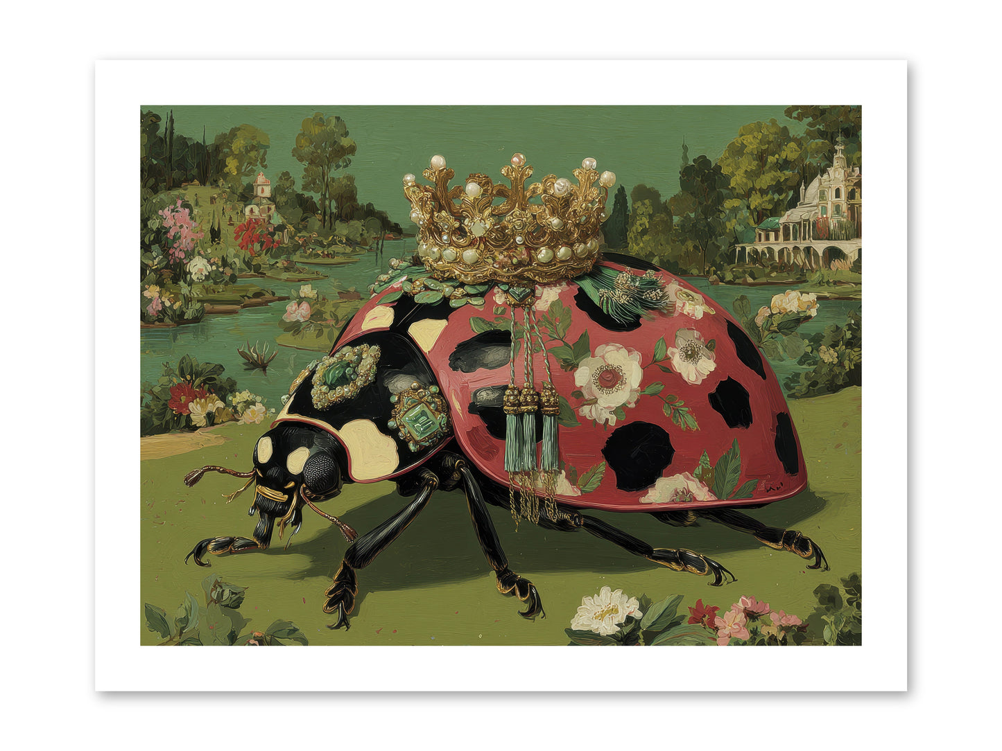 Leisure in Sunlit Haze -- Loose Canvas Print 16x12