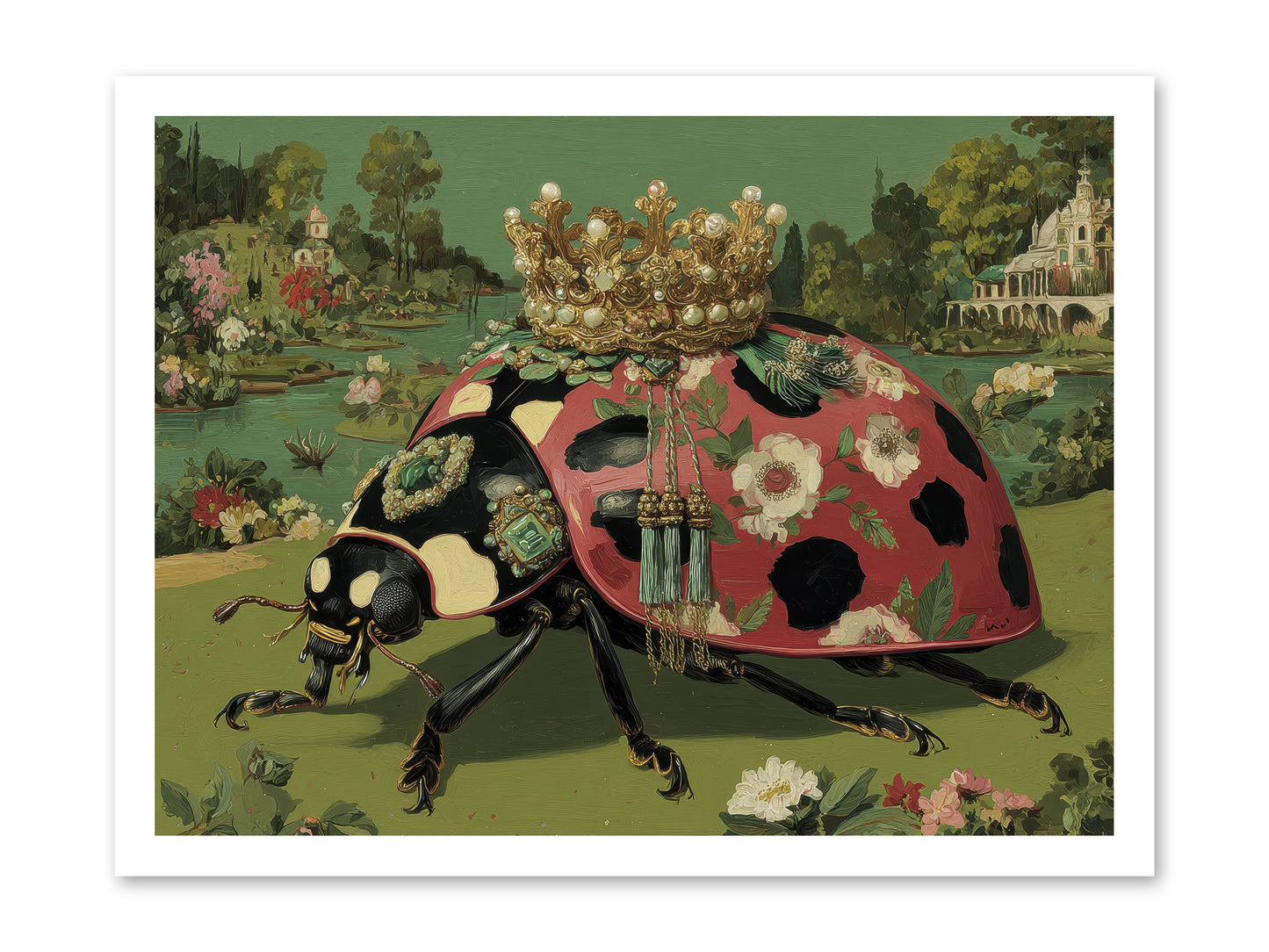 Leisure in Sunlit Haze -- Loose Canvas Print 24x18