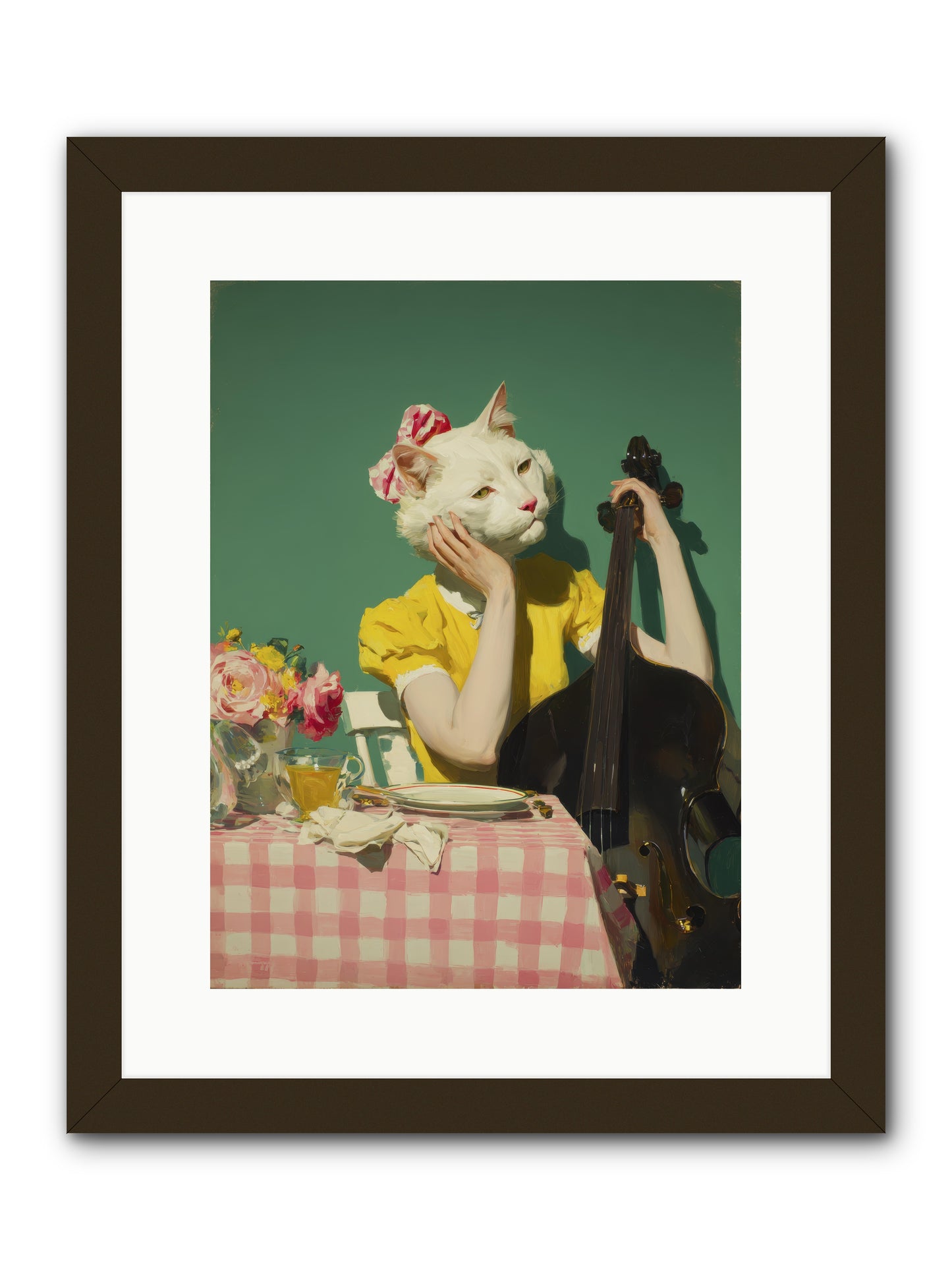 Lemon Debutante -- Framed Print - Black 12x16