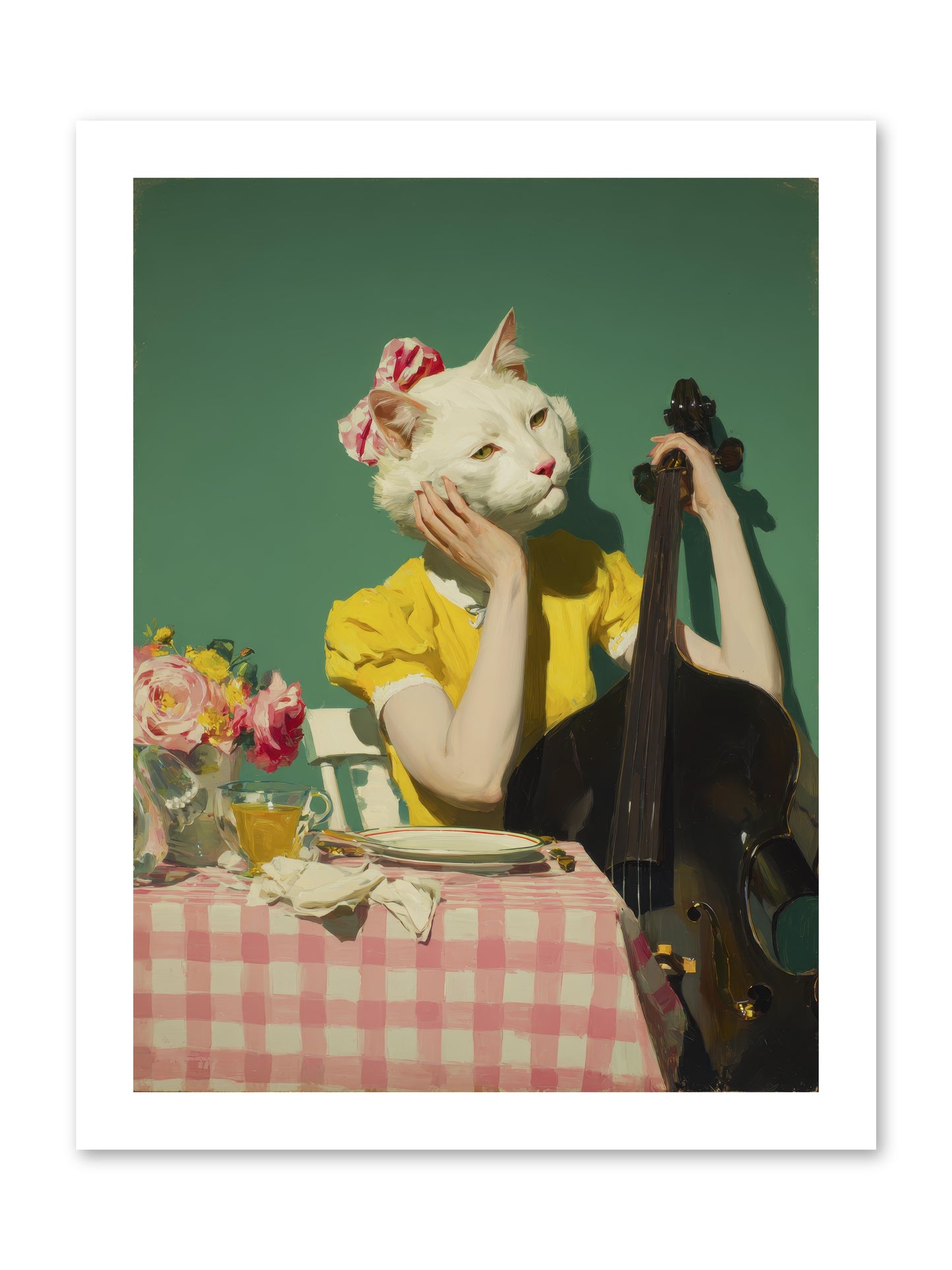 Lemon Debutante -- Loose Canvas Print 12x16