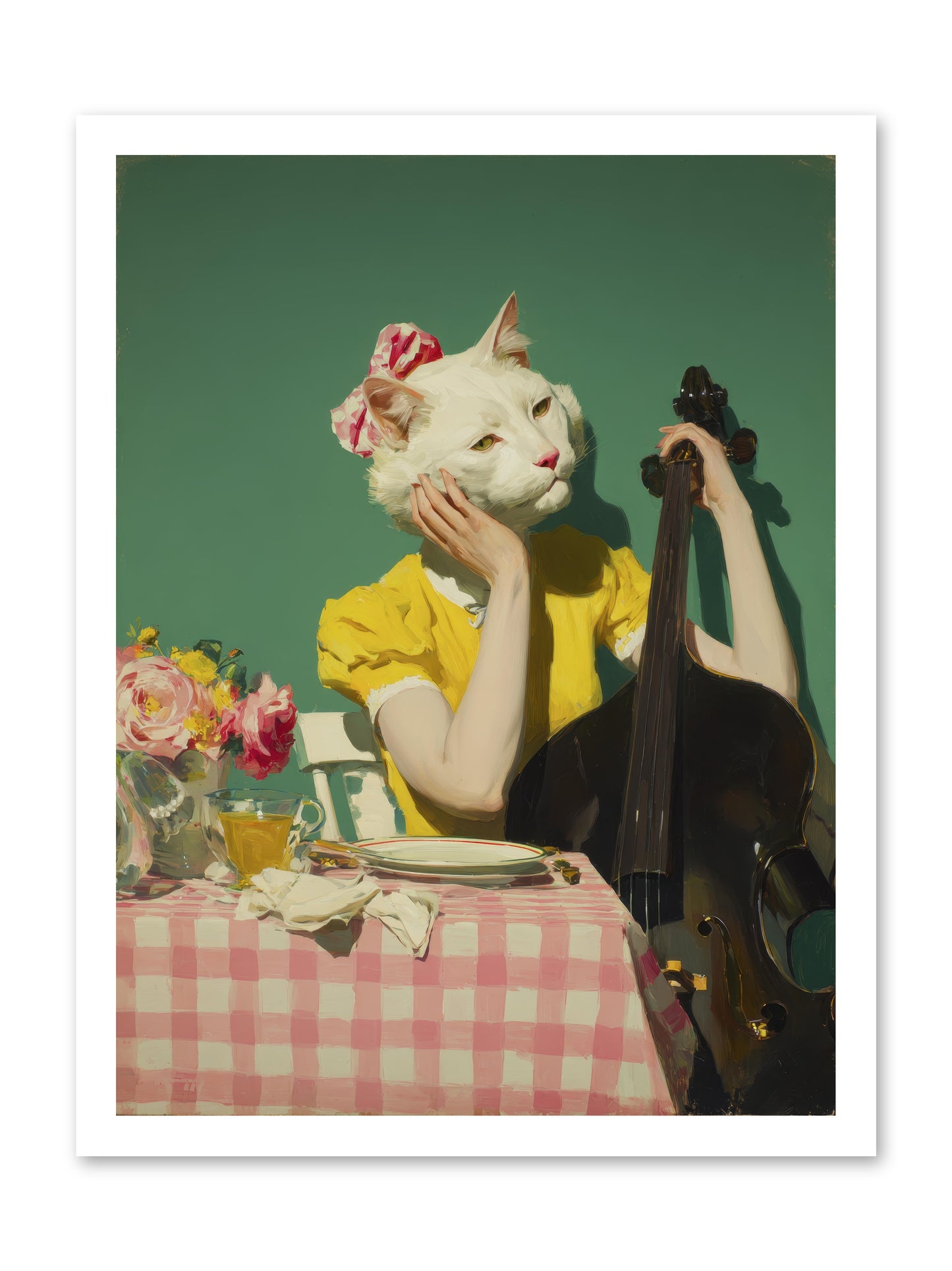 Lemon Debutante -- Loose Canvas Print 18x24