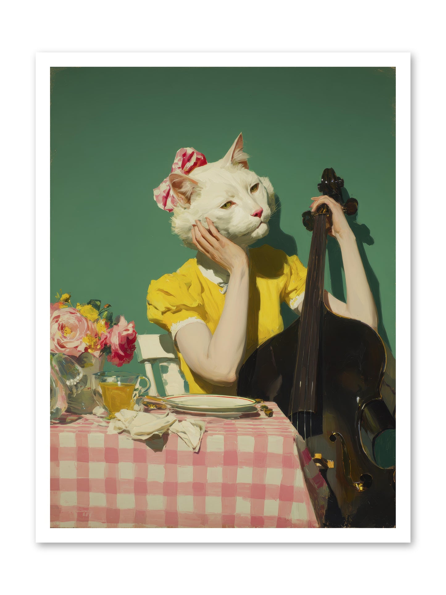 Lemon Debutante -- Loose Canvas Print 24x32