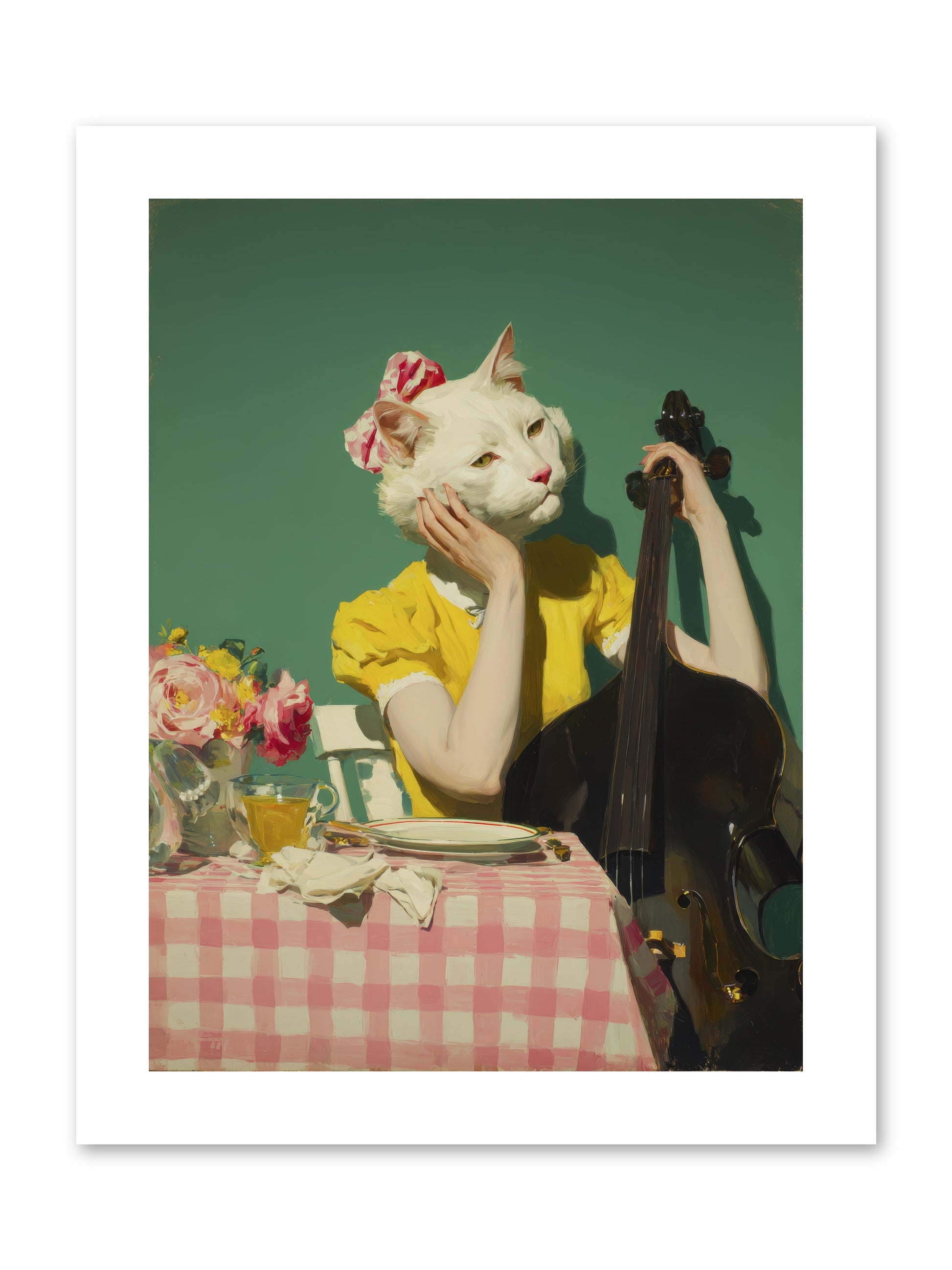 Lemon Debutante -- Paper Print 9x12