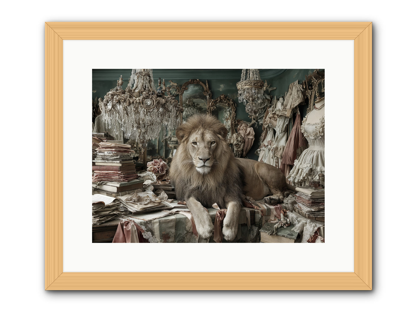 Lemonvale Afternoon -- Framed Print - Natural 16x12