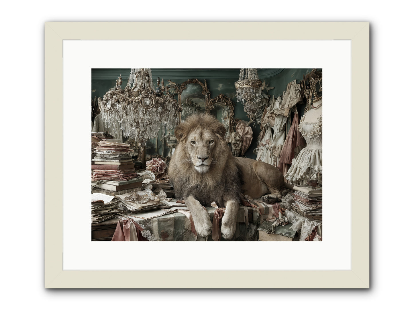 Lemonvale Afternoon -- Framed Print - White 16x12