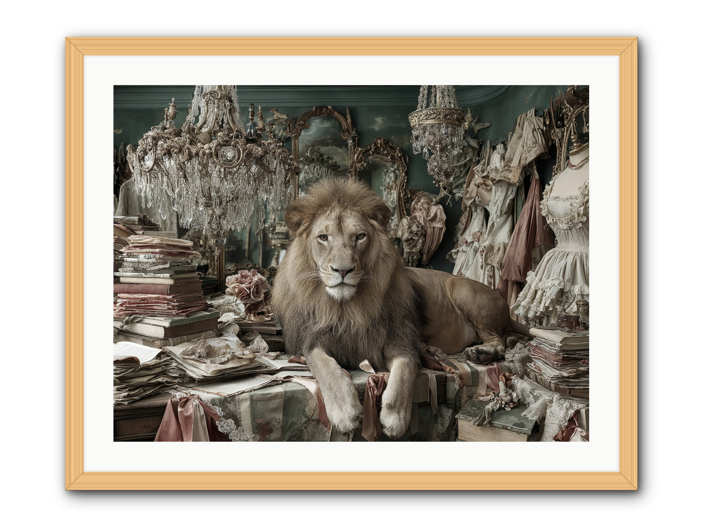 Lemonvale Afternoon -- Framed Print - Natural 32x24