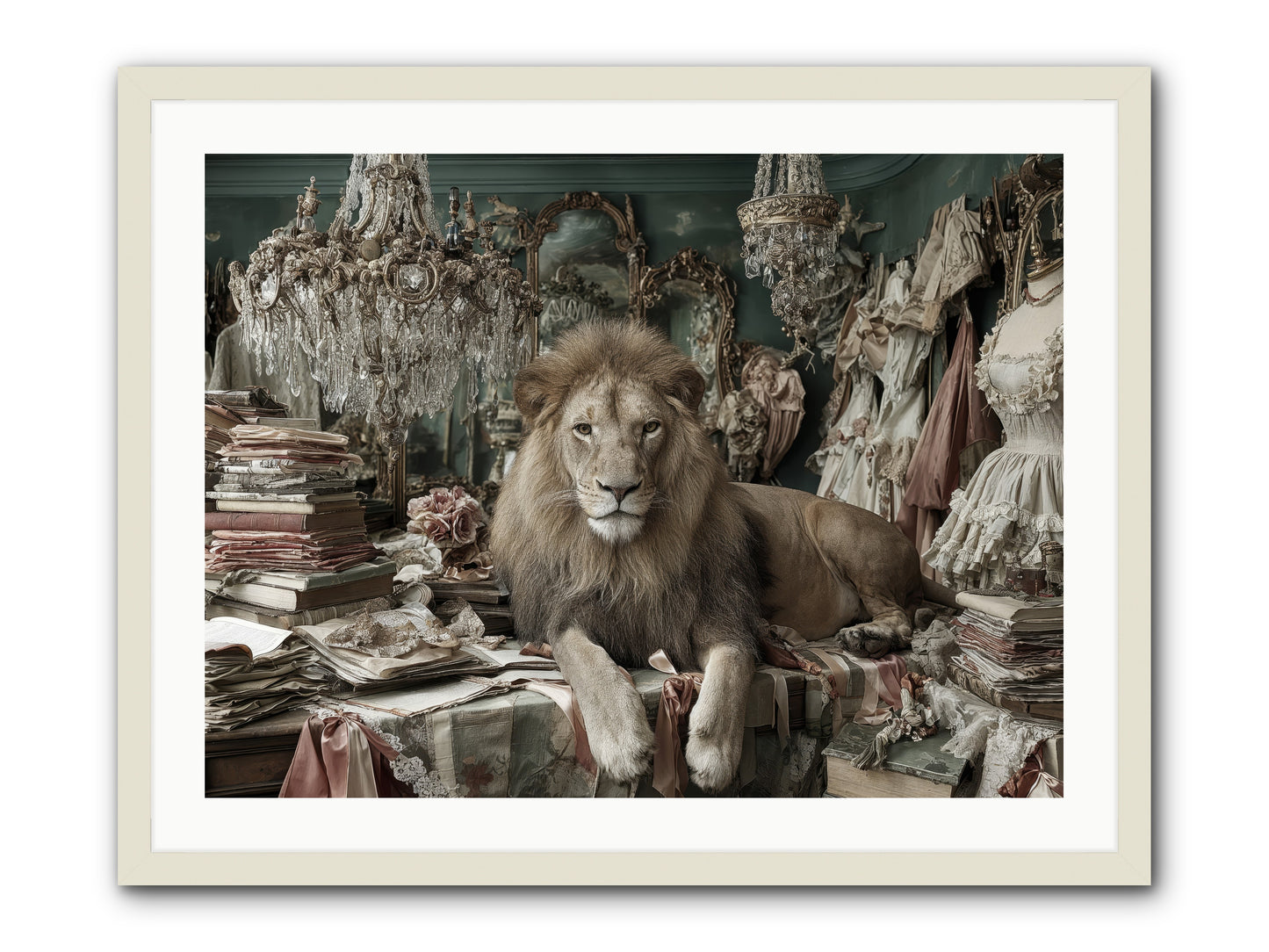 Lemonvale Afternoon -- Framed Print - White 32x24