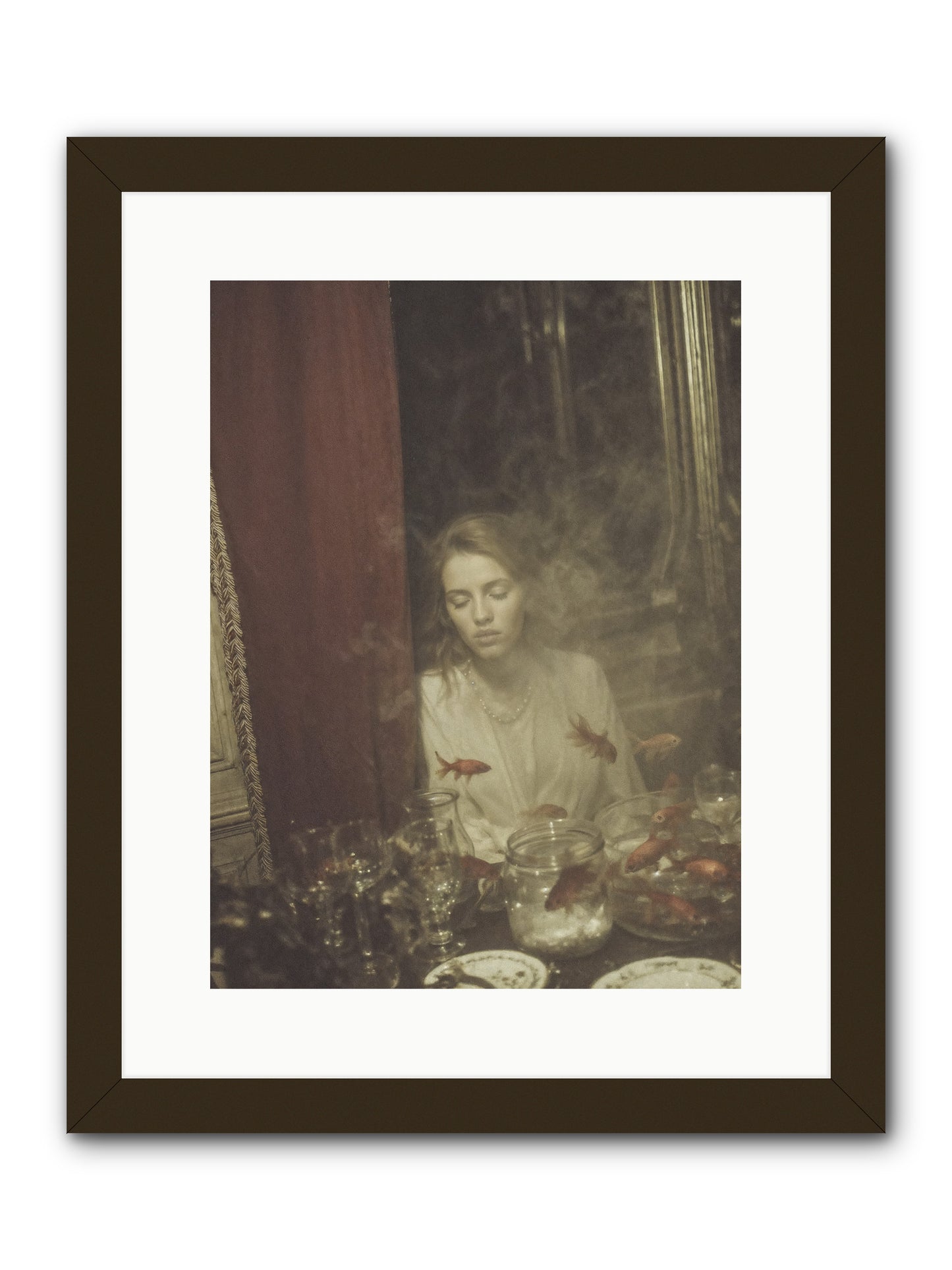 Lessons in Floating -- Framed Print - Black 12x16