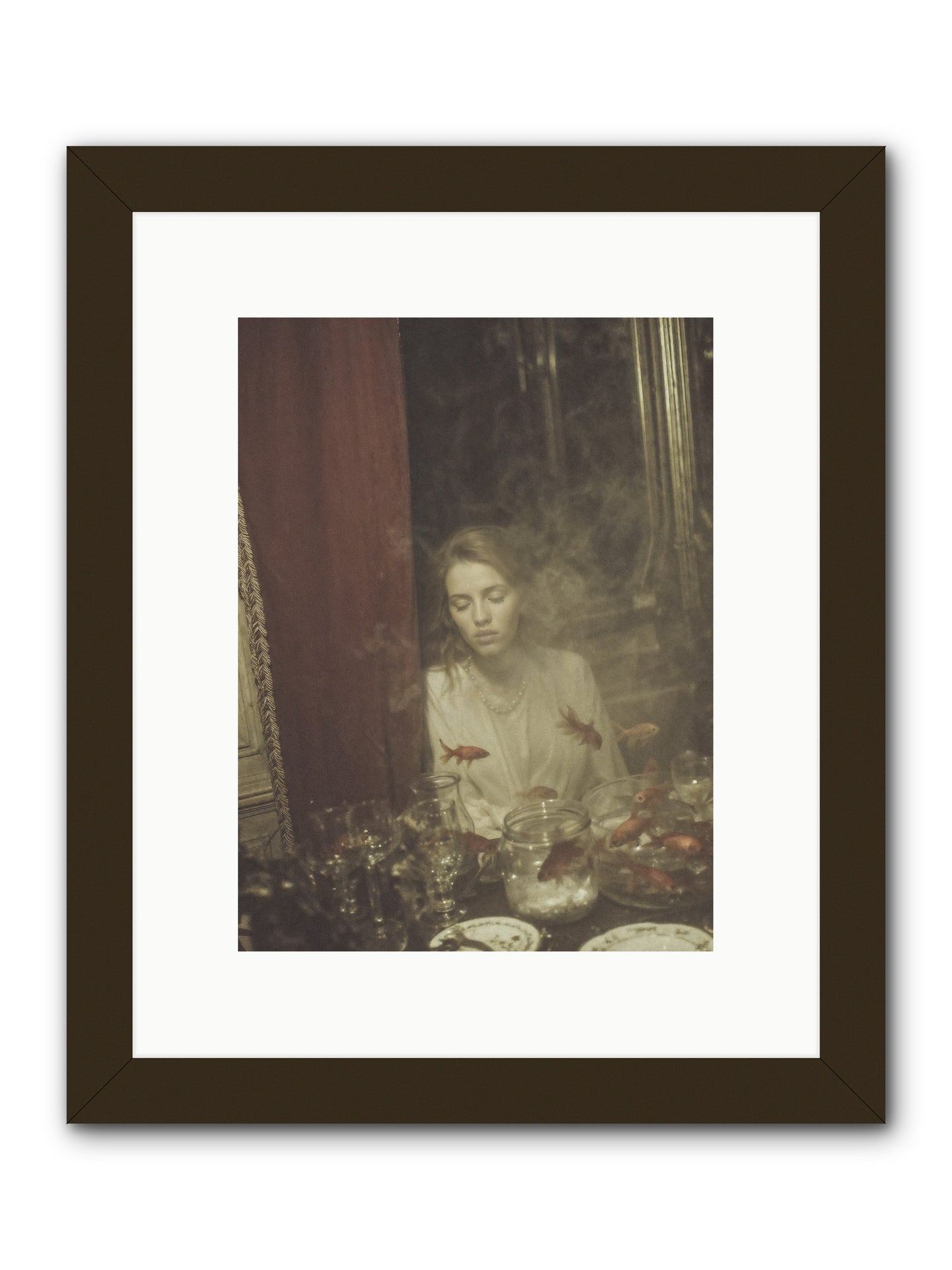 Lessons in Floating -- Framed Print - Black 9x12