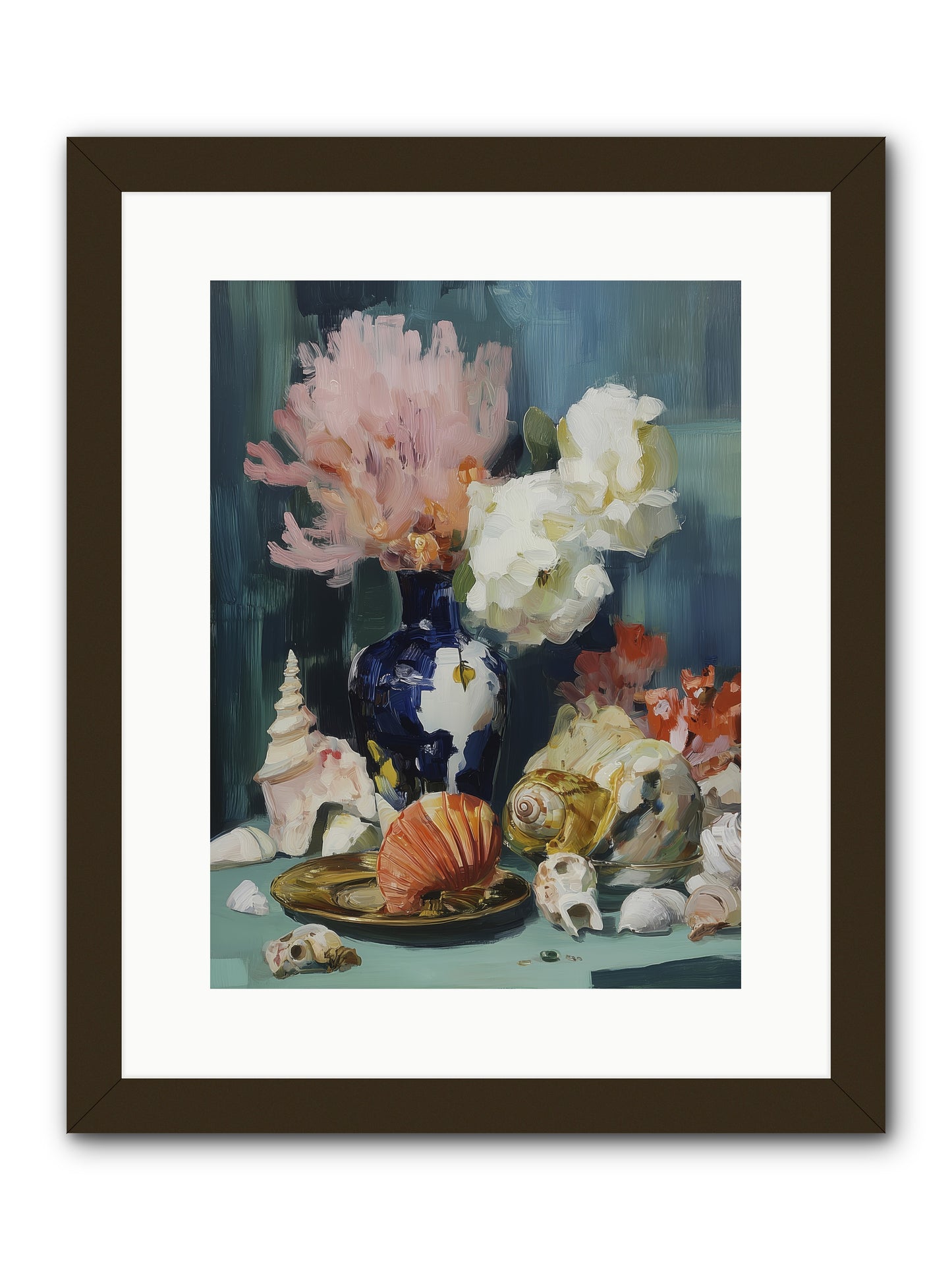 Letter to the Sea -- Framed Print - Black 12x16