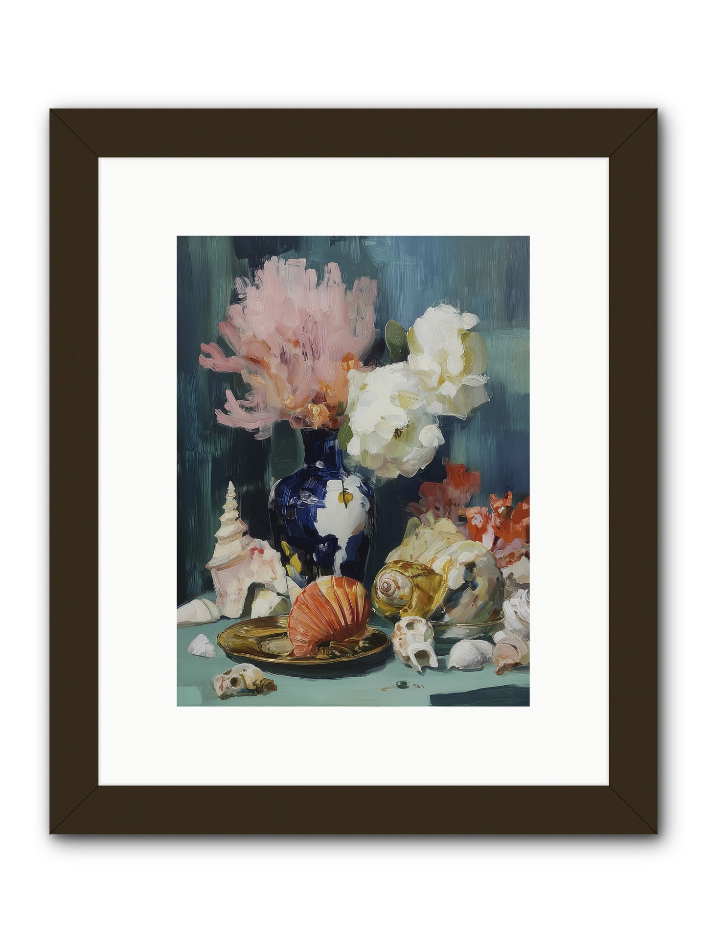 Letter to the Sea -- Framed Print - Black 9x12