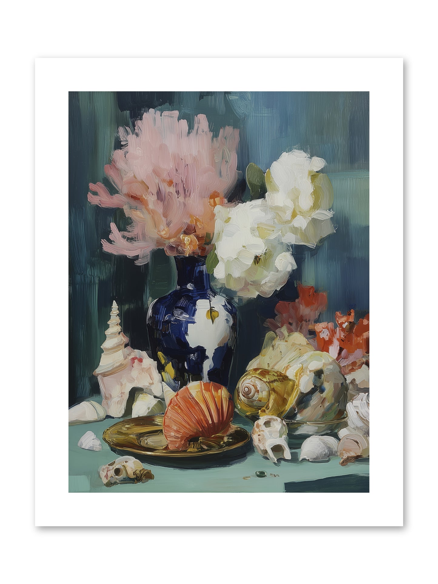 Letter to the Sea -- Loose Canvas Print 9x12