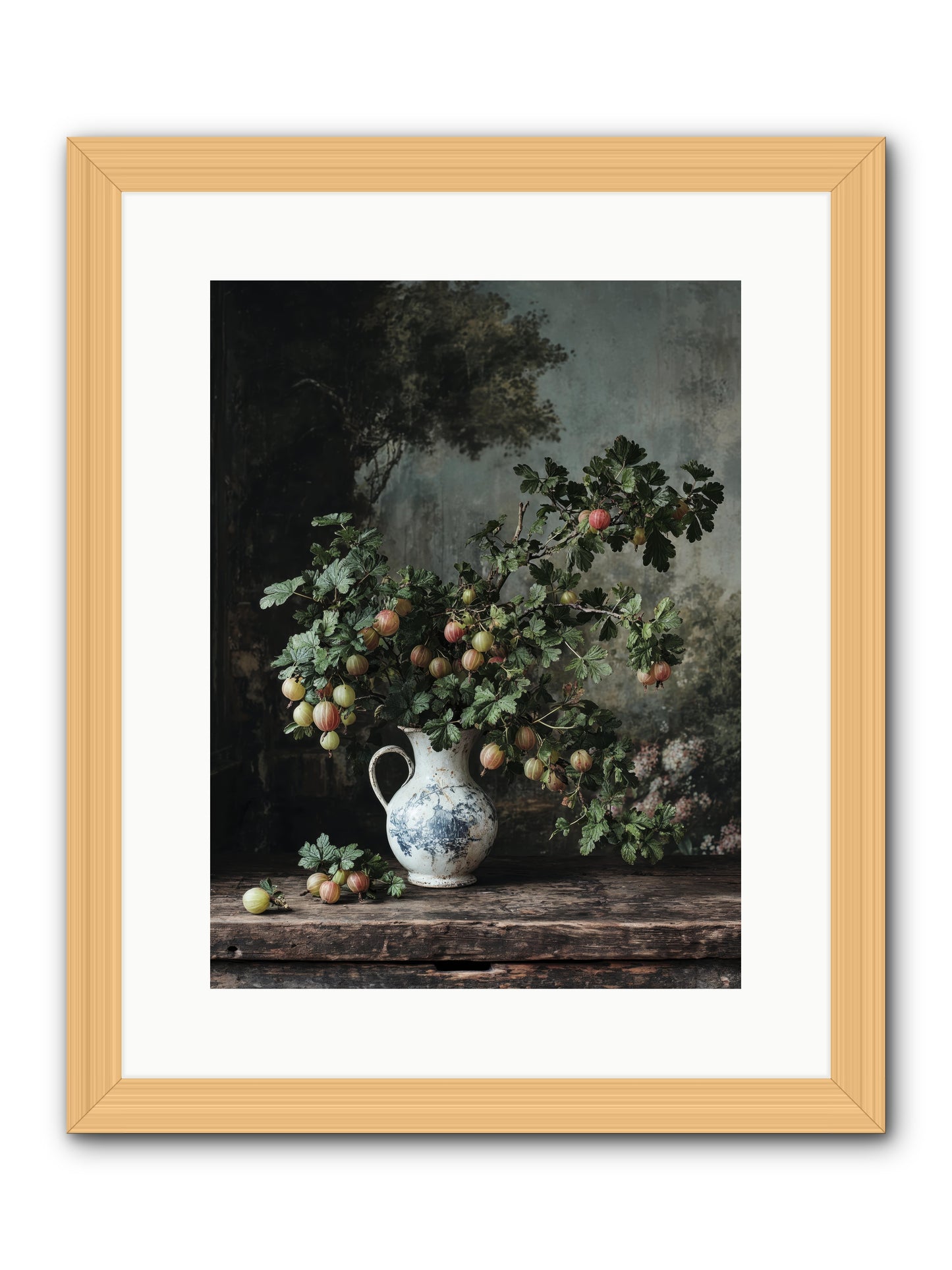 Letters Home -- Framed Print - Natural 12x16