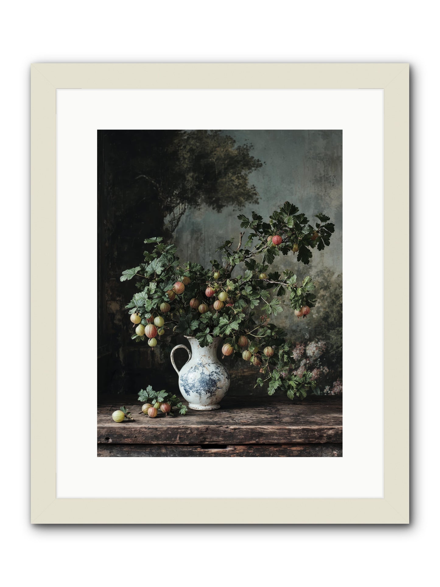 Letters Home -- Framed Print - White 12x16