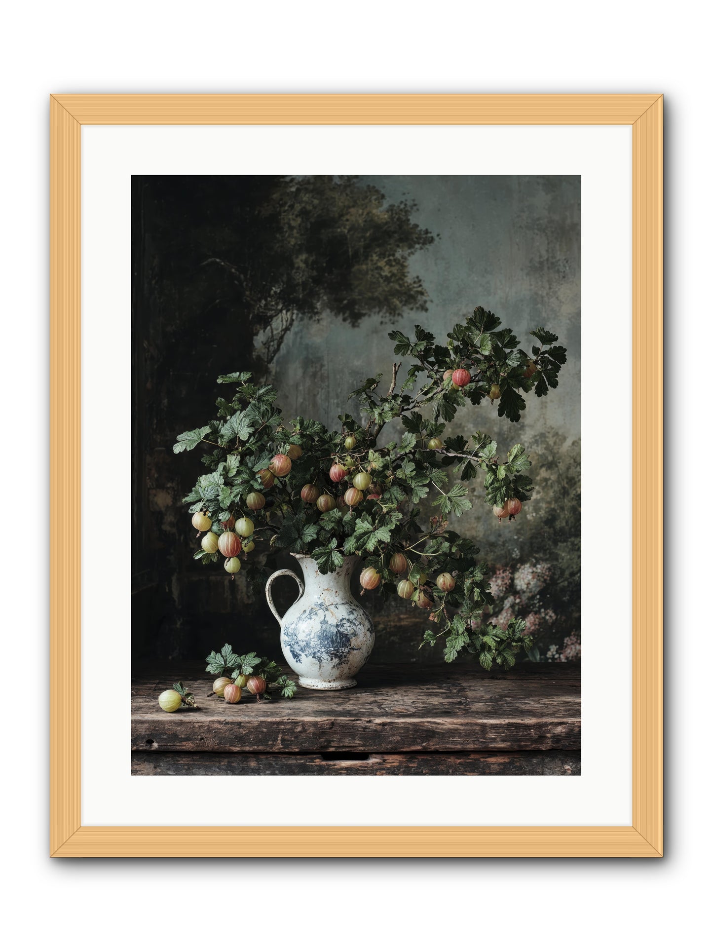 Letters Home -- Framed Print - Natural 18x24