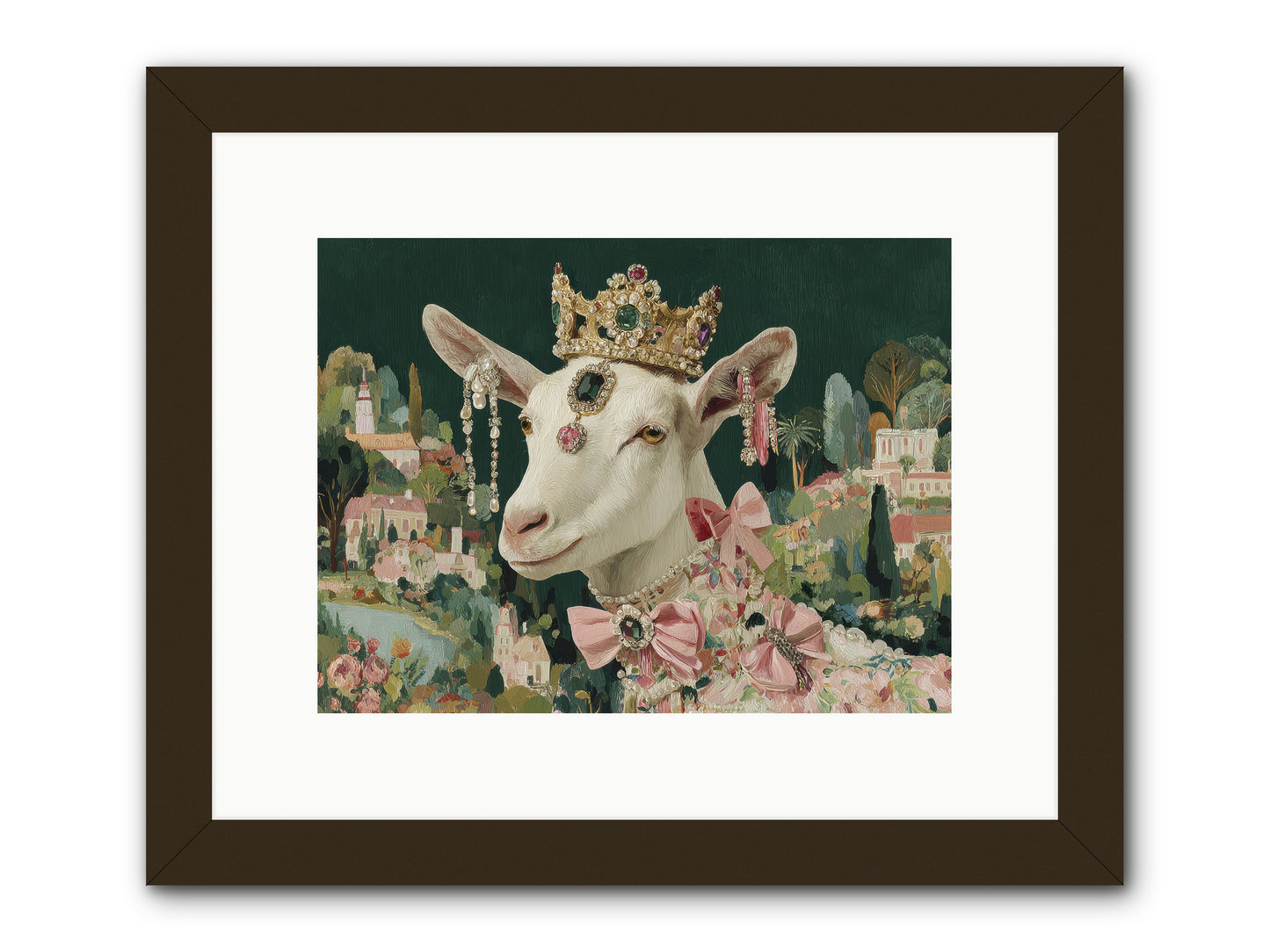 Letters from Afar -- Framed Print - Black 12x9