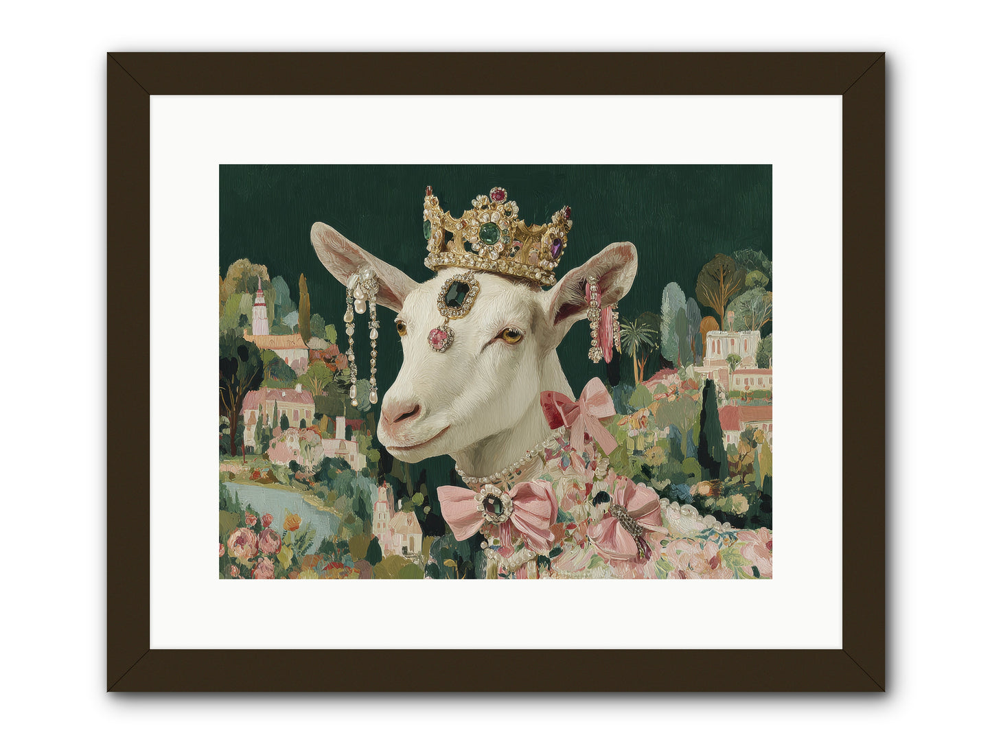 Letters from Afar -- Framed Print - Black 16x12