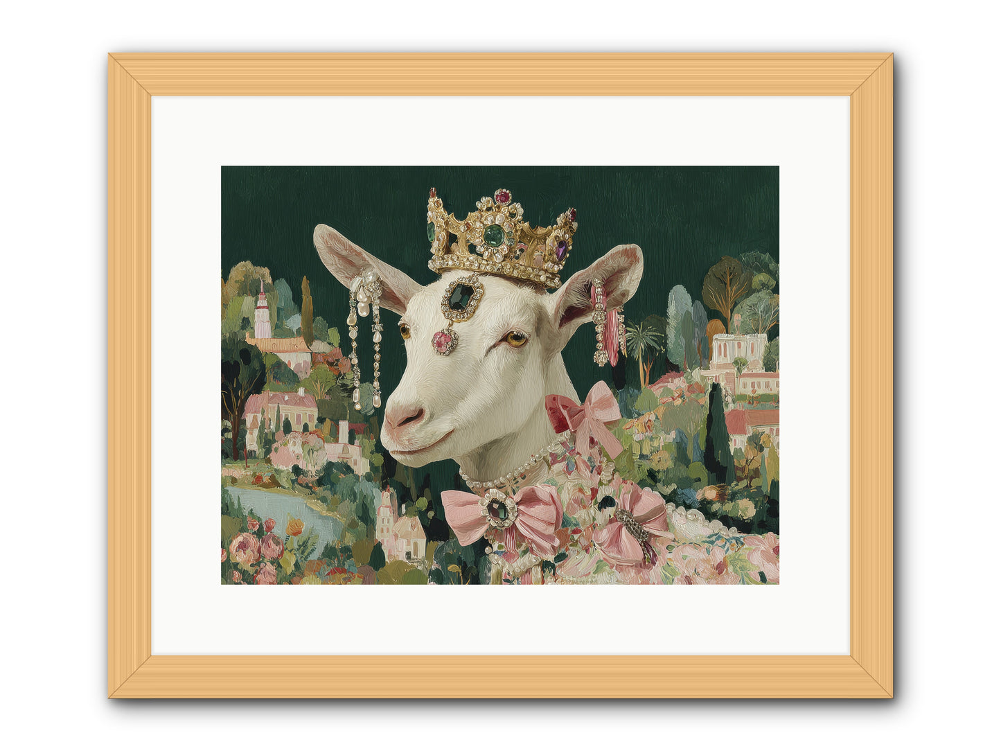 Letters from Afar -- Framed Print - Natural 16x12