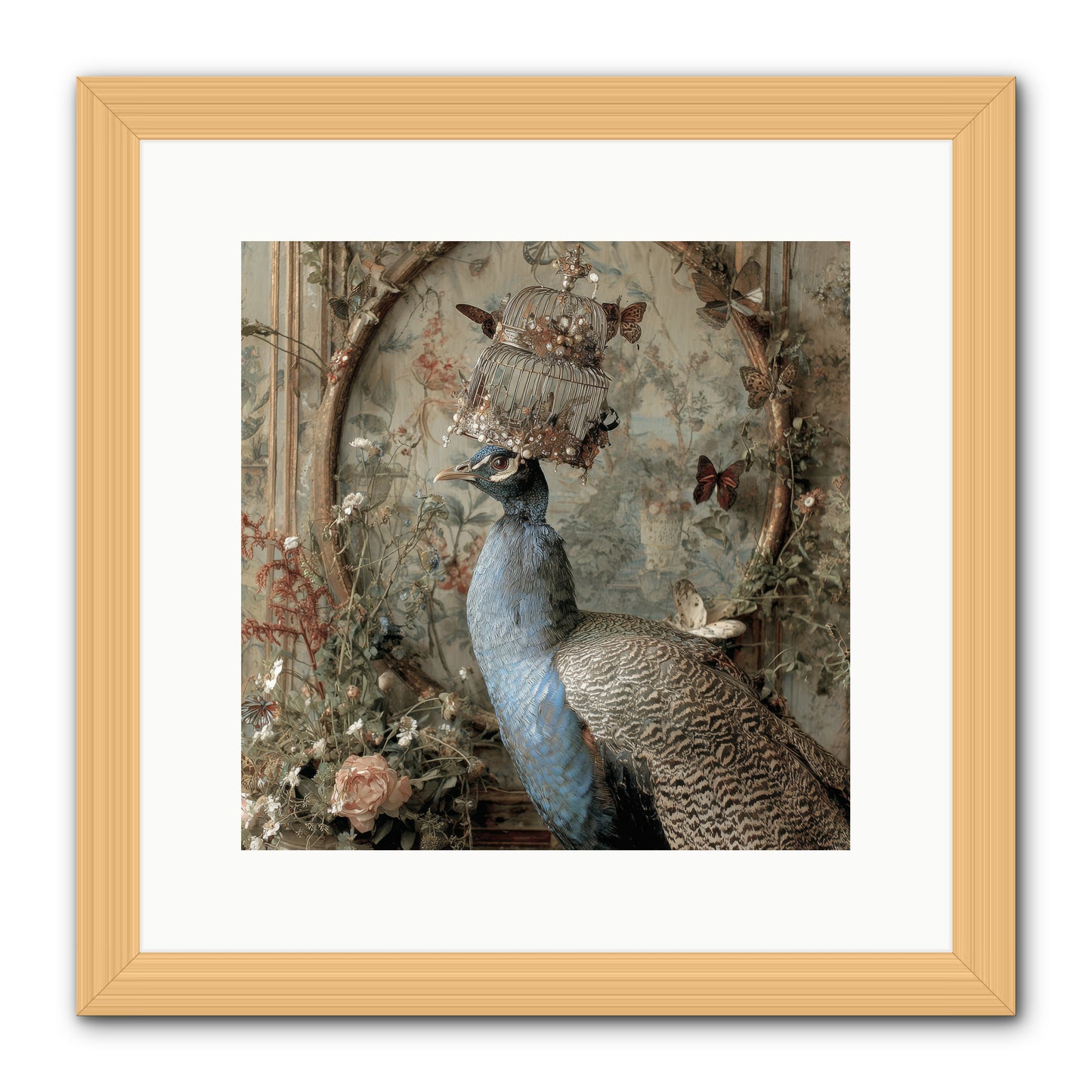 Letters from Lemon Hill -- Framed Print - Natural 12x12